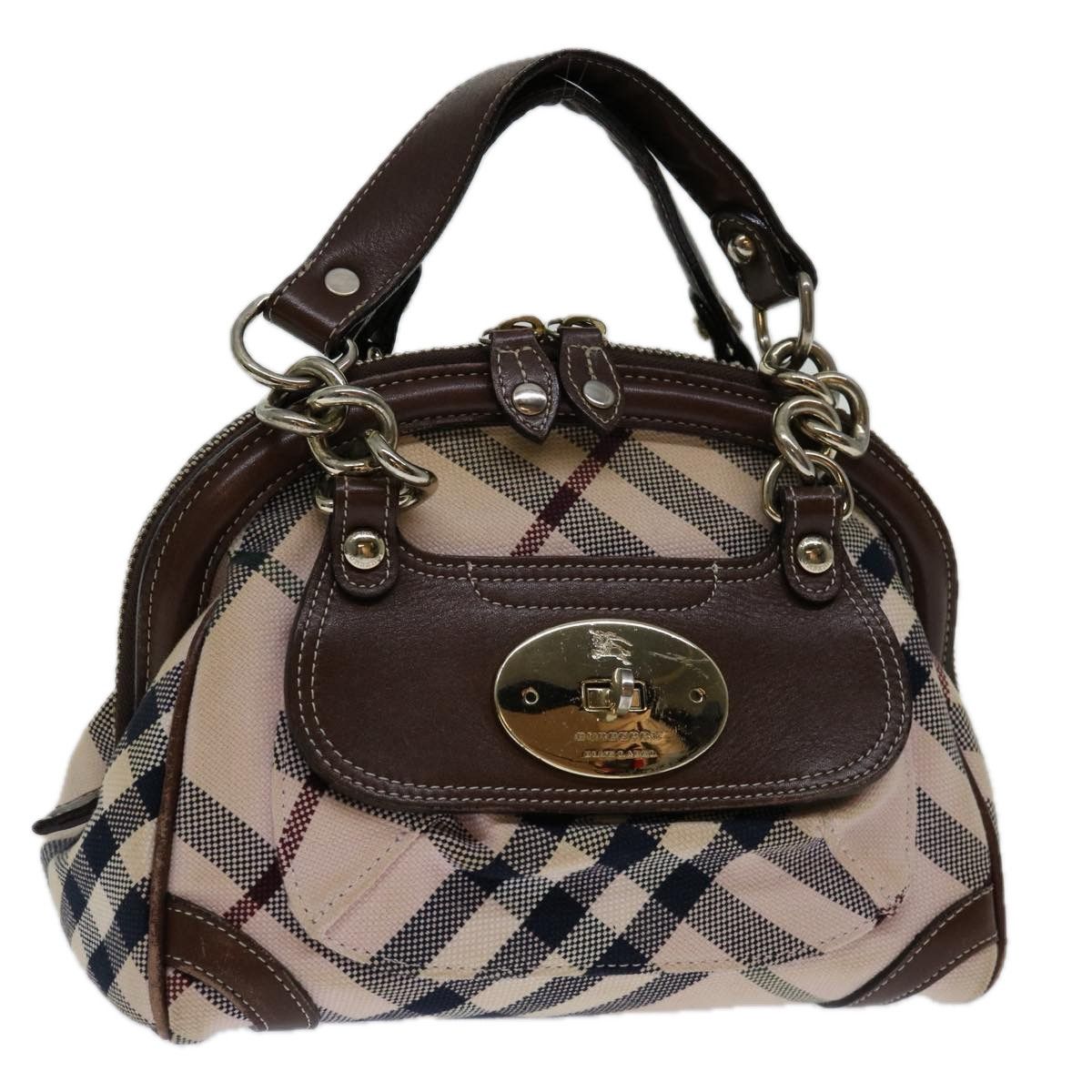 Burberry Blue Label Beige Canvas Handbag (Pre-Owned) Size ONE SIZE - 1 Thumbnail