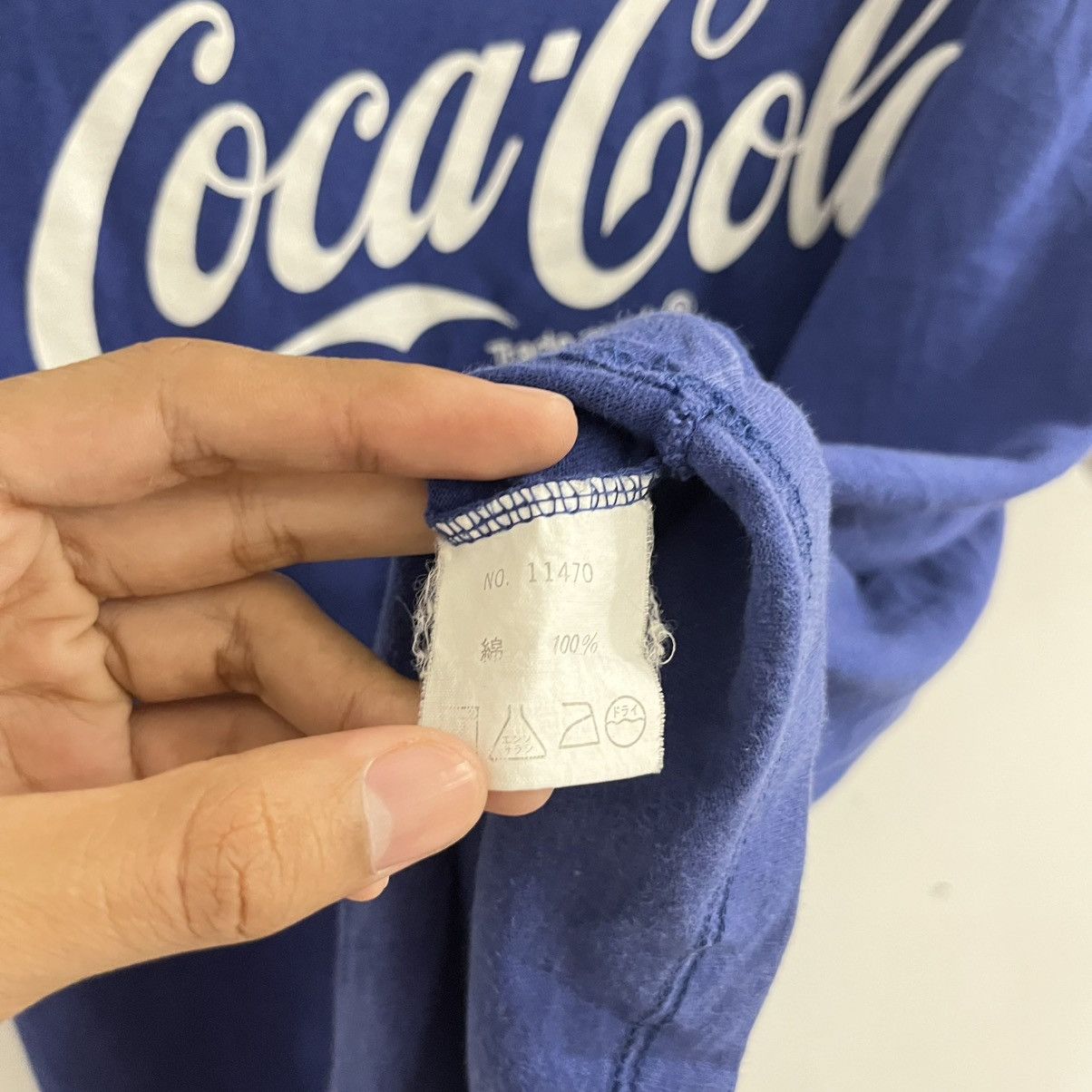 Coca Cola Vintage Coca Cola Iconic Logo Blue Tee Size US M / EU 48-50 / 2 - 5 Thumbnail