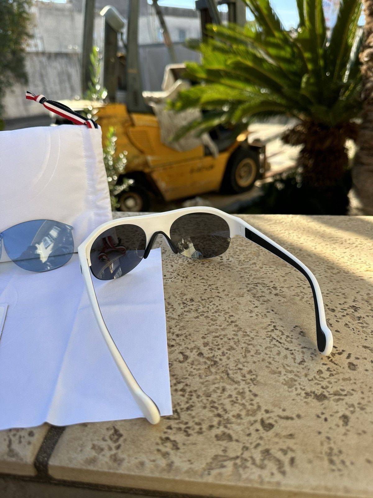 Moncler NEW Moncler Sunglasses Quattromila ML 0050 White Size ONE SIZE - 17 Thumbnail