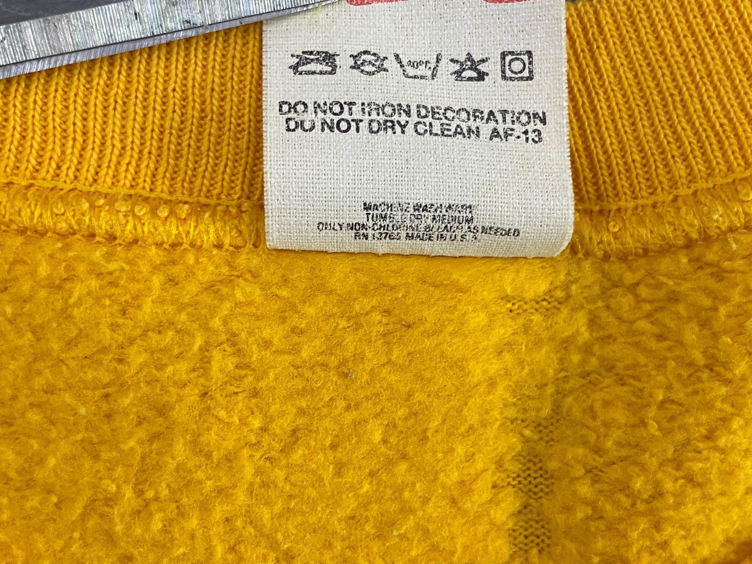 Fruit Of The Loom × Vintage NBHS Girl Track Sweatshirt Vintage 90s Sweats Size XS / US 0-2 / IT 36-38 - 10 Thumbnail
