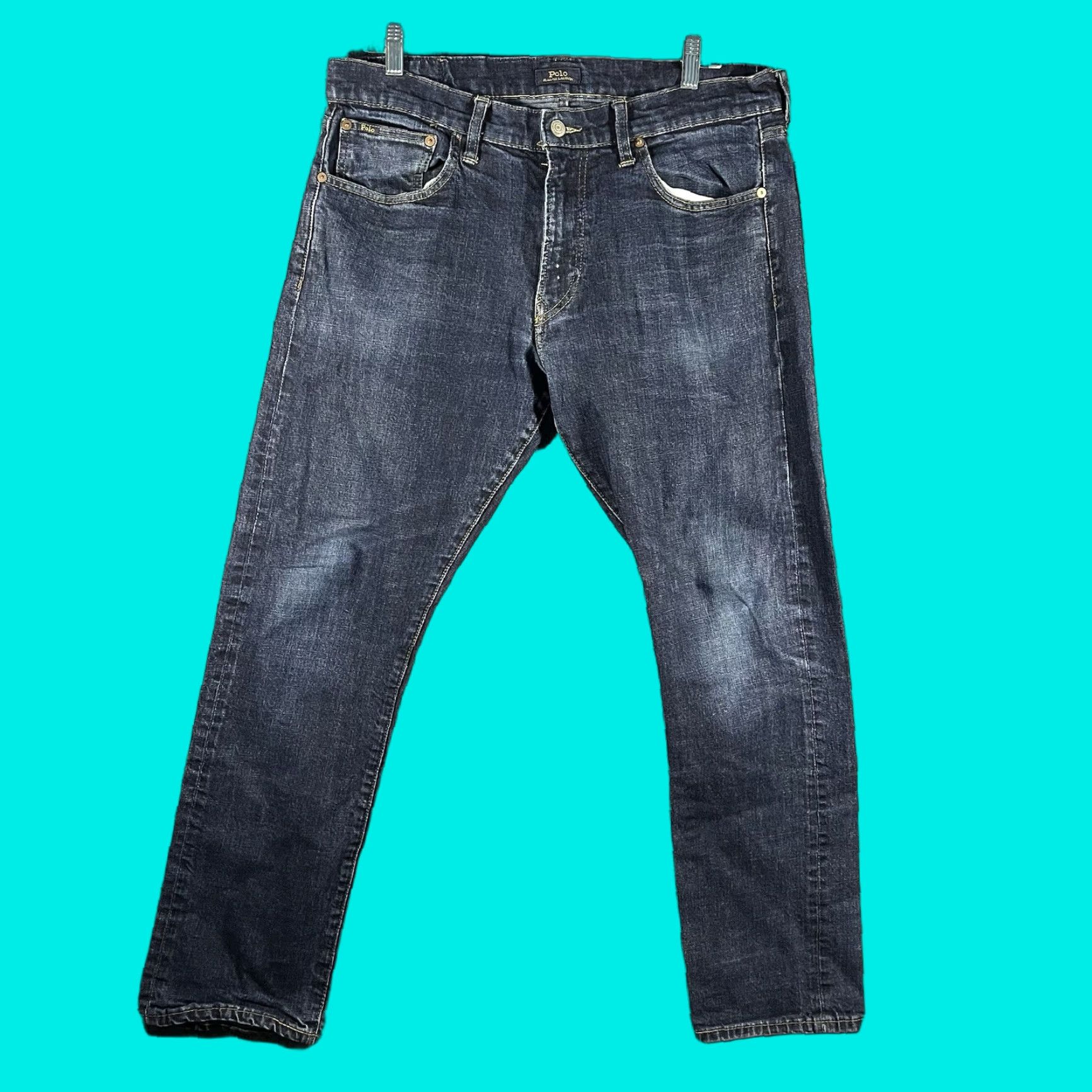 Polo Ralph Lauren VINTAGE Polo Ralph Lauren Jeans Main Selling Point: Varick Slim Straight Denim Pants 36x30 Blue Mens Slim 36 Inseam 30 USA Y2K Size US M / EU 48-50 / 2 - 1 Thumbnail