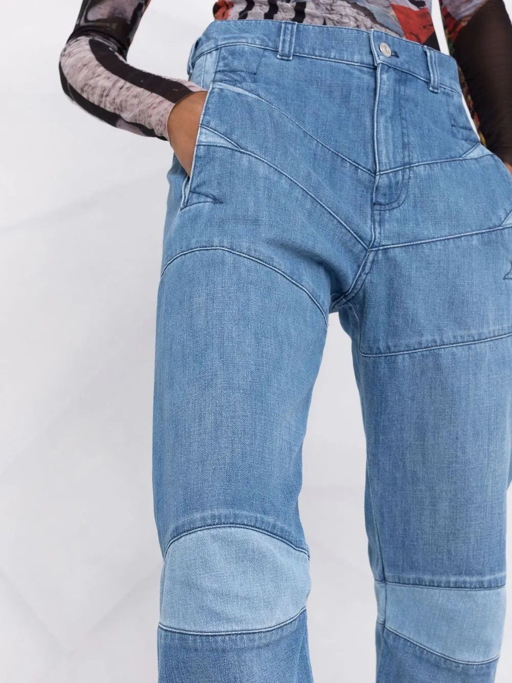 Kenzo o1y1025 Denim Pant in Blue Size 27" / US 4 / IT 40 - 2 Thumbnail