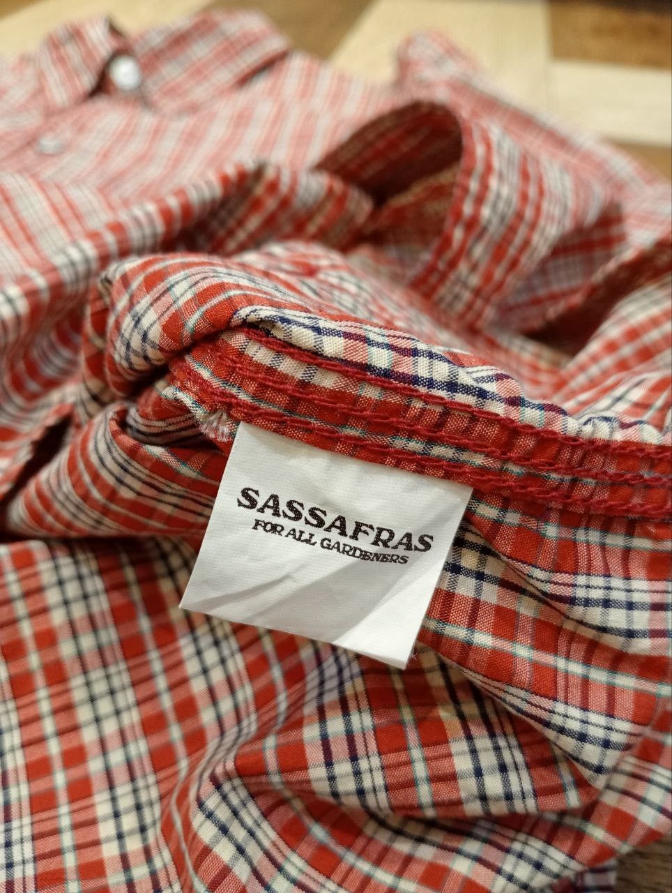 Sassafras SASSAFRAS JAPAN CHECKERED SHIRT Size US S / EU 44-46 / 1 - 9 Thumbnail