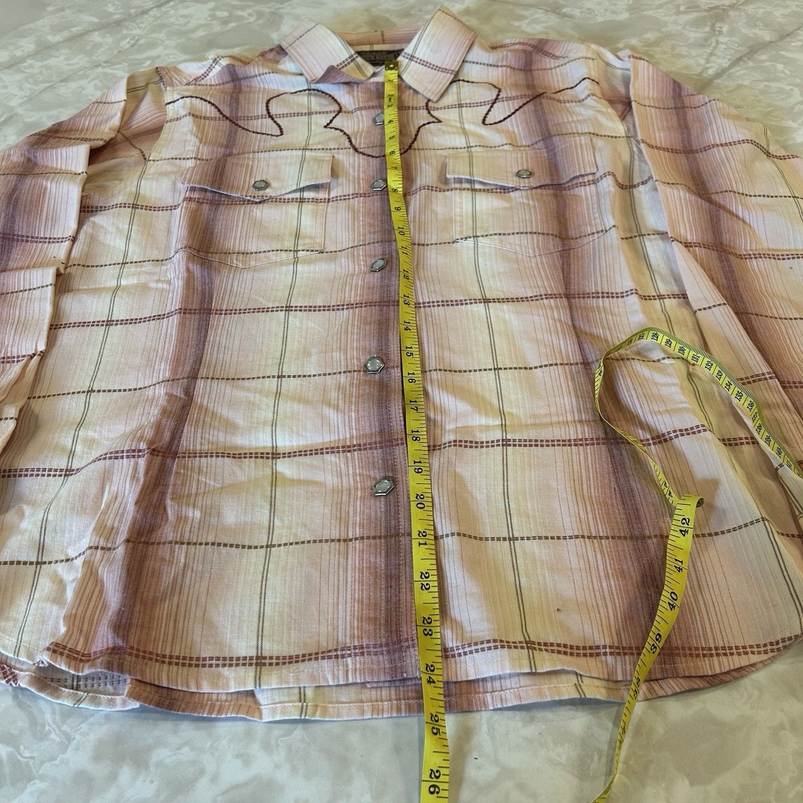 North River Outfitters North River The Finest Made Pink Plaid Long Sleeve Button Sh Size US XL / EU 56 / 4 - 3 Thumbnail