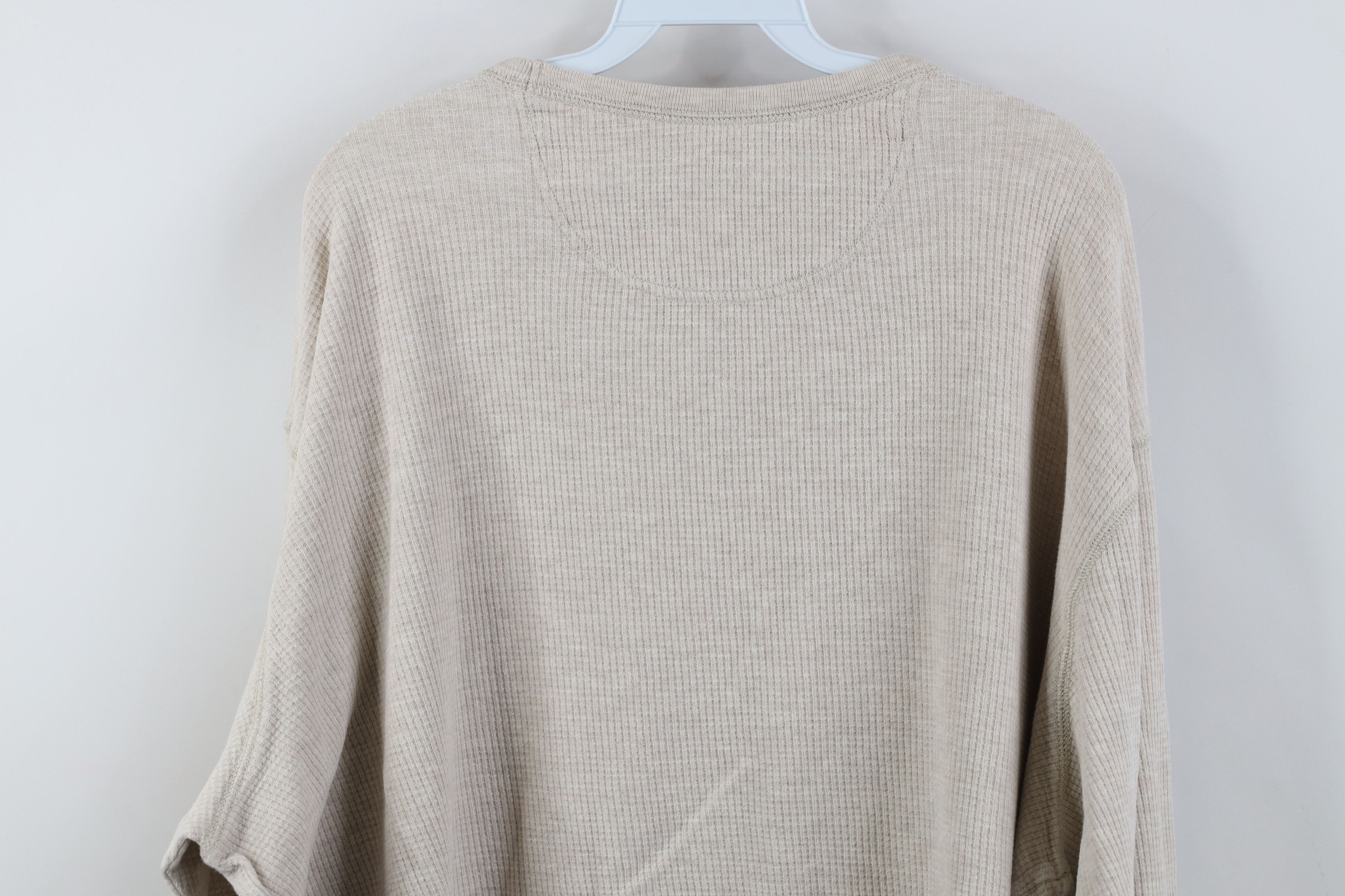 Eddie Bauer Vintage Y2K Eddie Bauer Waffle Knit Long Sleeve T-Shirt Size US XXL / EU 58 / 5 - 11 Thumbnail