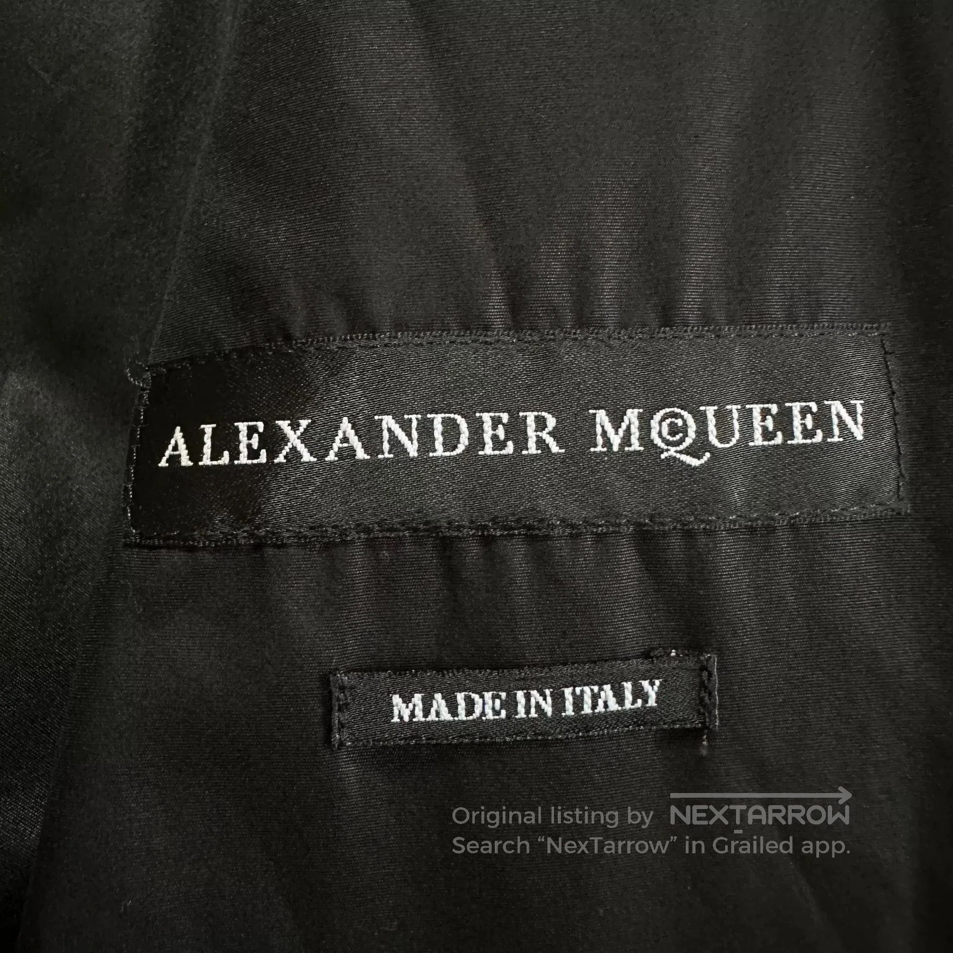 Alexander McQueen Alexander McQueen Black Embroidered Jacket. Size US L / EU 52-54 / 3 - 6 Thumbnail