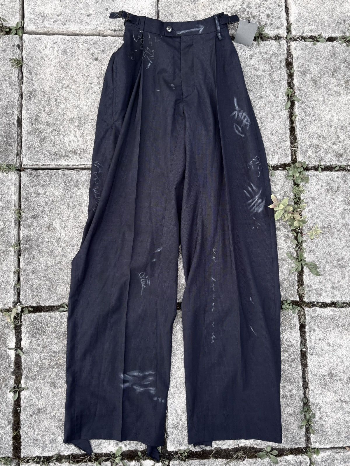 Balenciaga SS23 tailored graffiti skater pants | Grailed