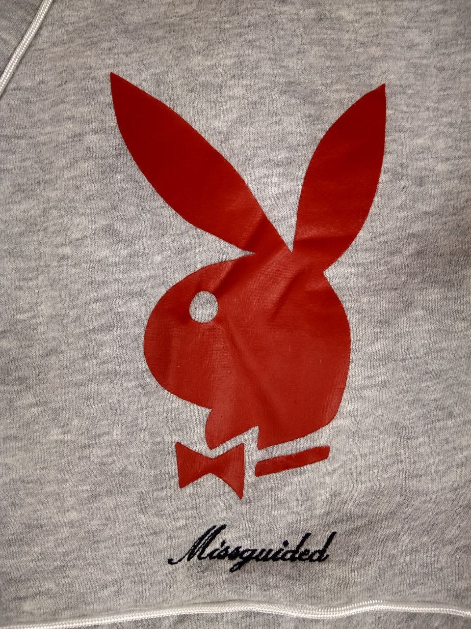 Playboy Missguided x Playboy Panel Balloon Sleeves Sweat Dress Size M / US 6-8 / IT 42-44 - 4 Thumbnail