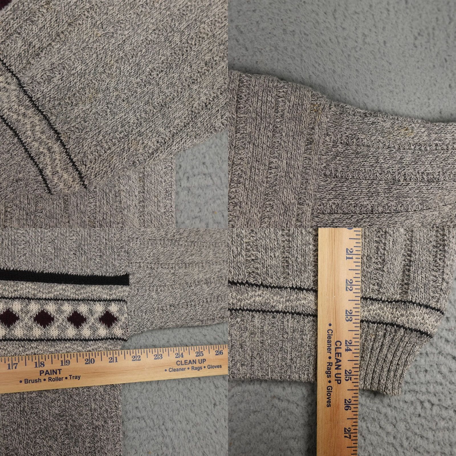 New Era VINTAGE New Era Sweater Mens L Gray Knit Crewneck USA 90s Size US L / EU 52-54 / 3 - 10 Thumbnail