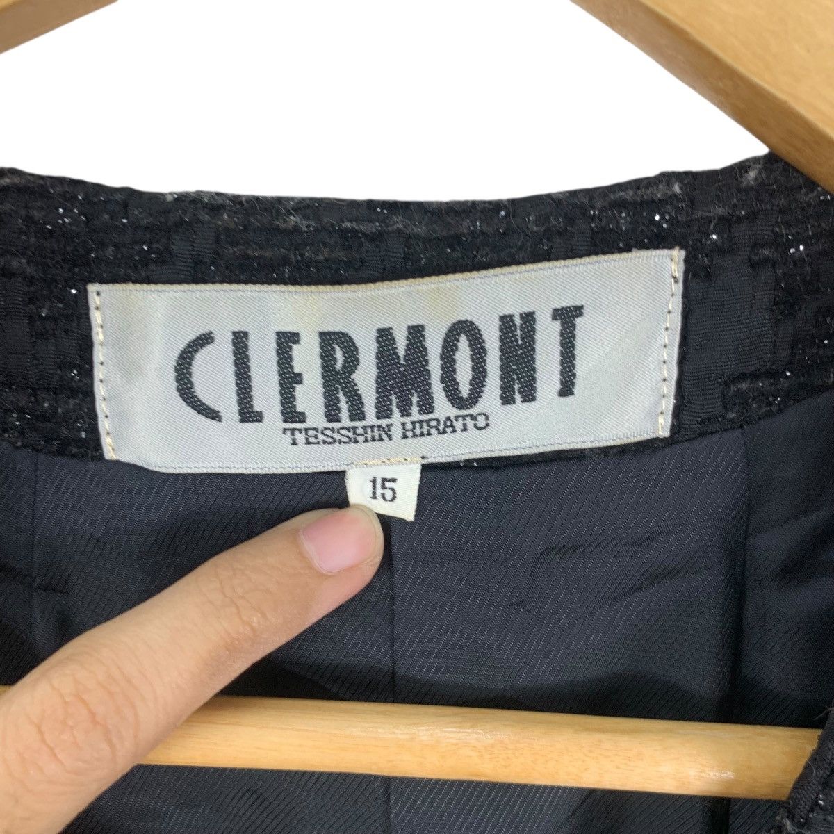 Vintage Vintage CLERMONT TESSHIN HIRATO Japan Designer Coat Dress Size XXL / US 16-18 / IT 52-54 - 8 Thumbnail