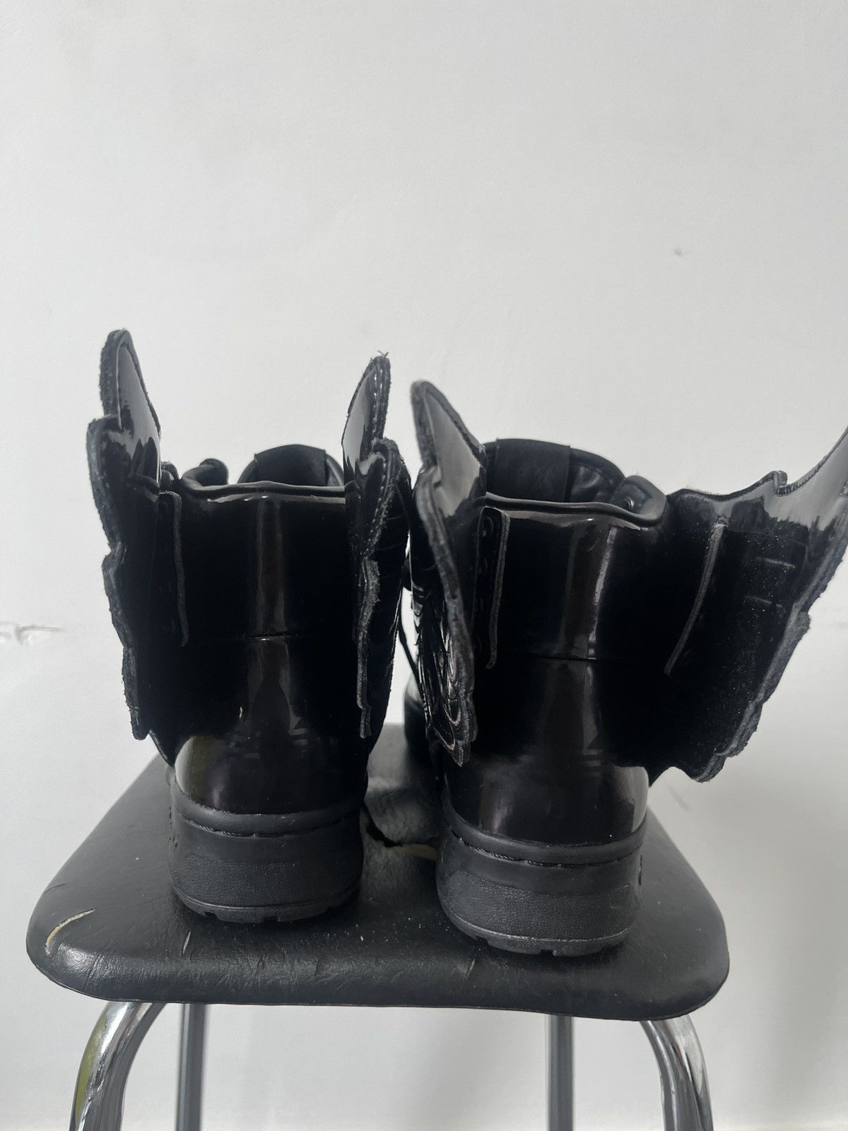 Adidas × Jeremy Scott Adidas JS Wings 2.0 Black patent Size US 9 / EU 42 - 16 Thumbnail