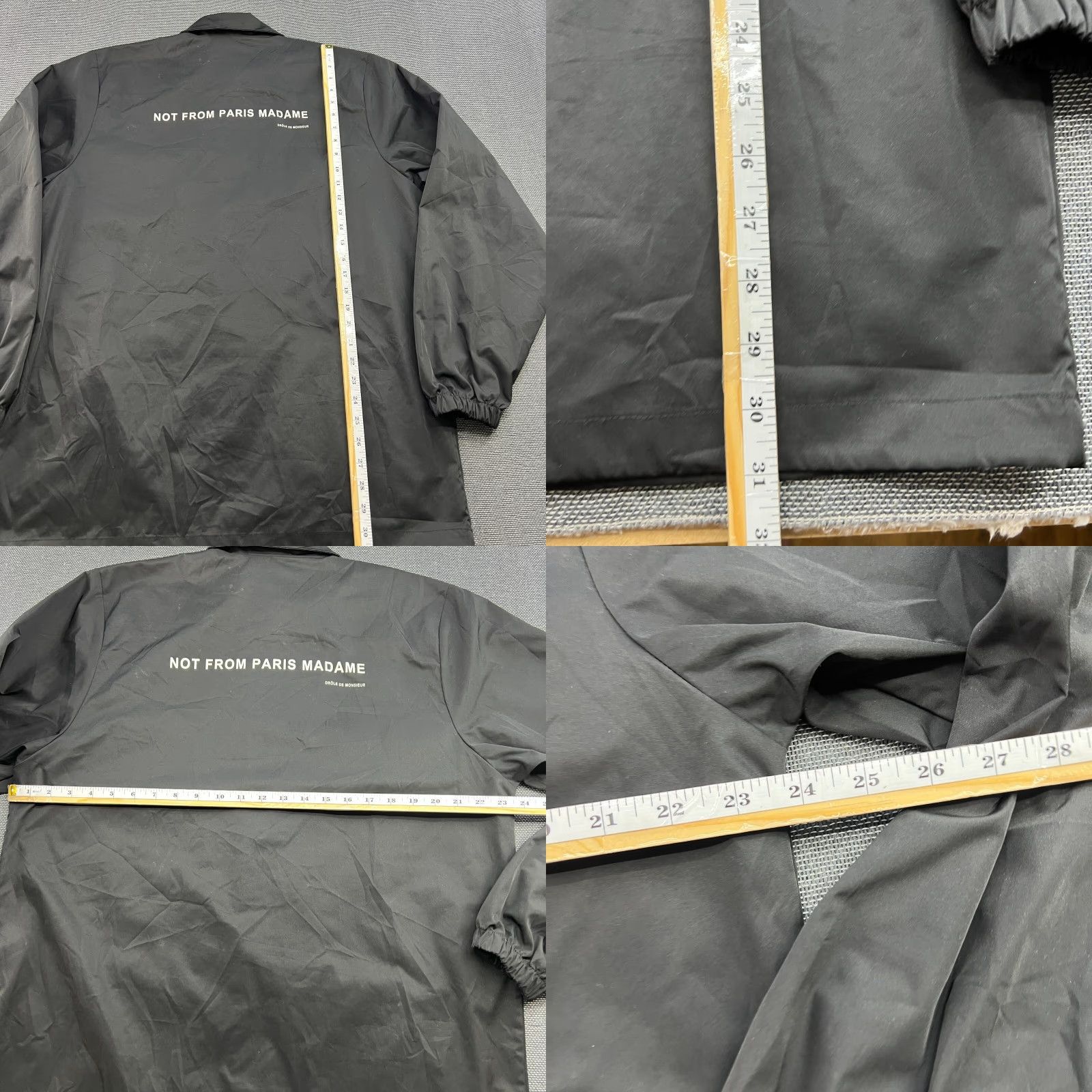 Vintage drole de monsieur Mens jacket Medium Black NFPM Not from Pari Madame Jacket Size US M / EU 48-50 / 2 - 9 Thumbnail