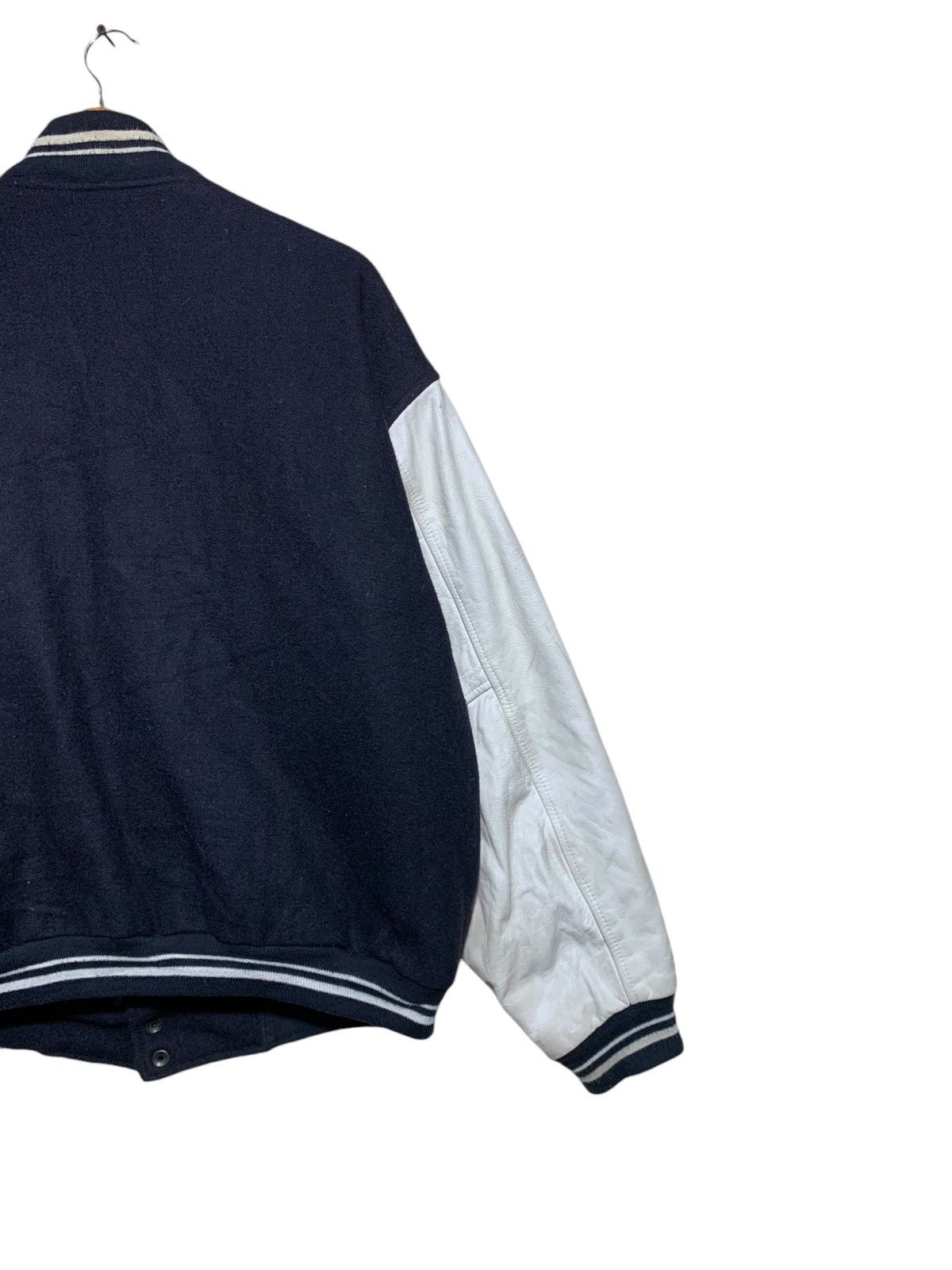 MLB × Mirage × New York Yankees 🔥VTG MIRAGE NY YANKEES MLB VARSITY JACKET WOOL/LEATHER Size US XL / EU 56 / 4 - 7 Thumbnail