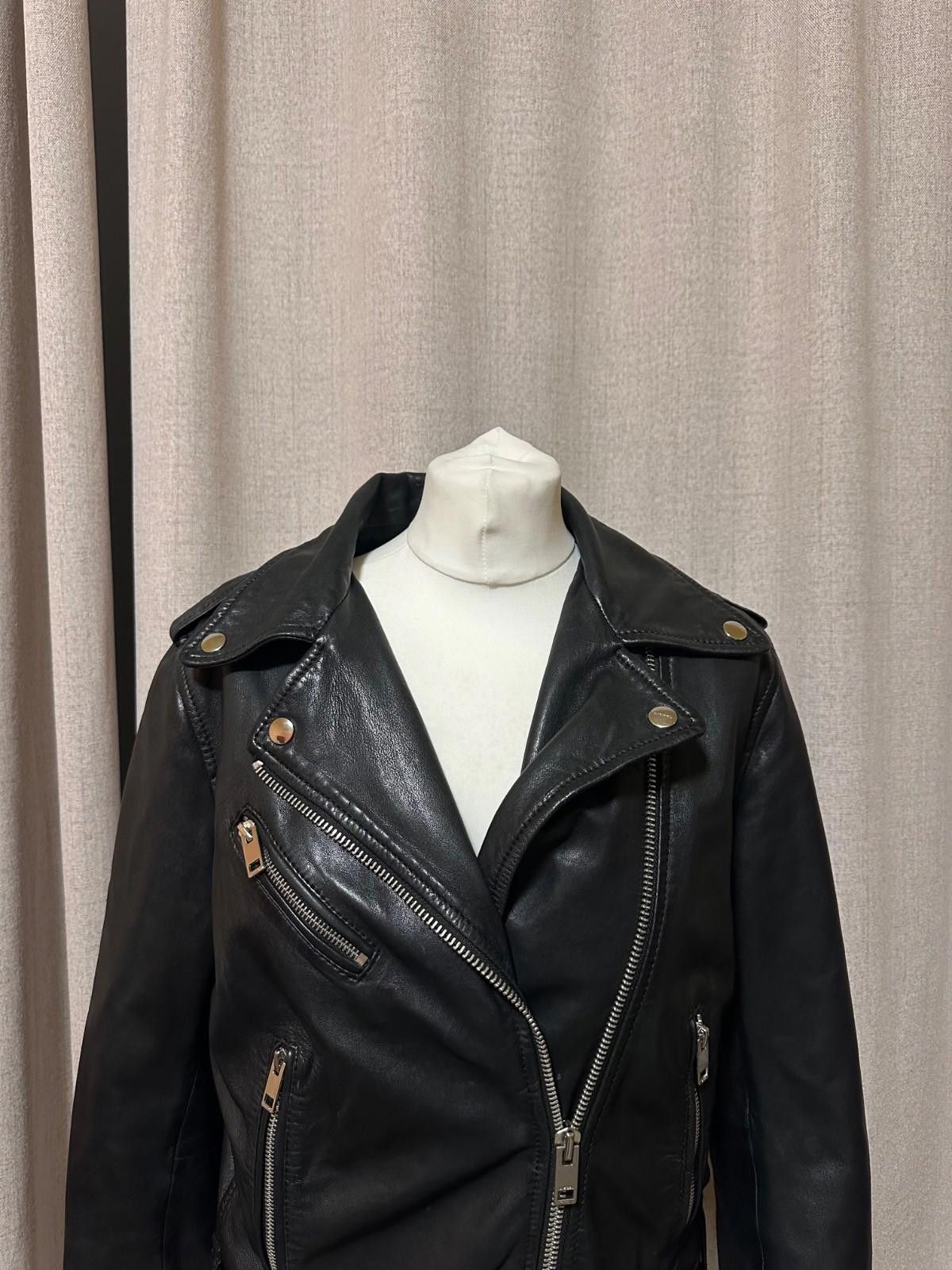 Diesel Diesel Women’s Leather Biker Jacket Black Size S Size S / US 4 / IT 40 - 2 Thumbnail