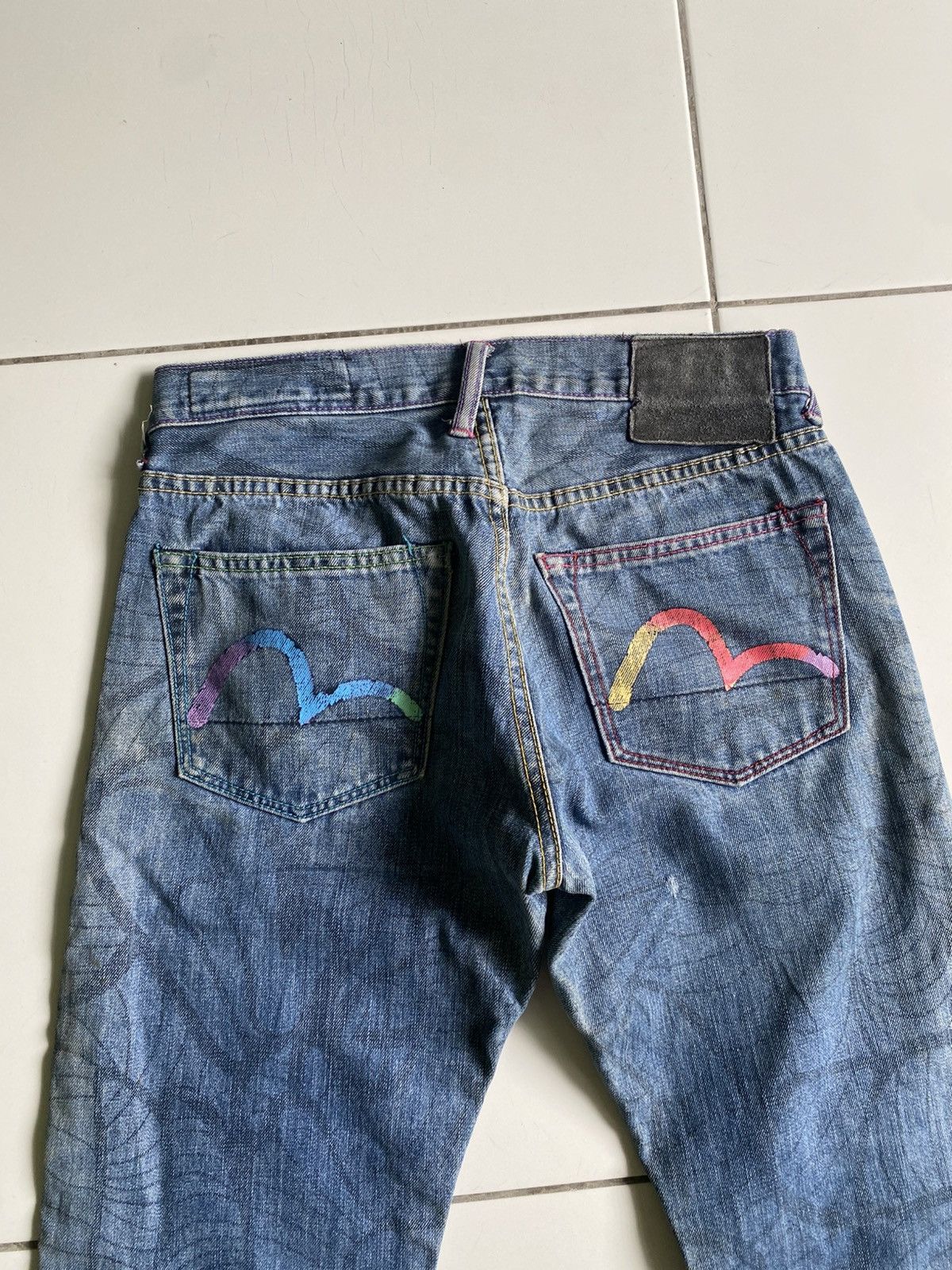 Evisu Vintage Evisu hiko Yamane design good condition Size US 31 - 6 Thumbnail
