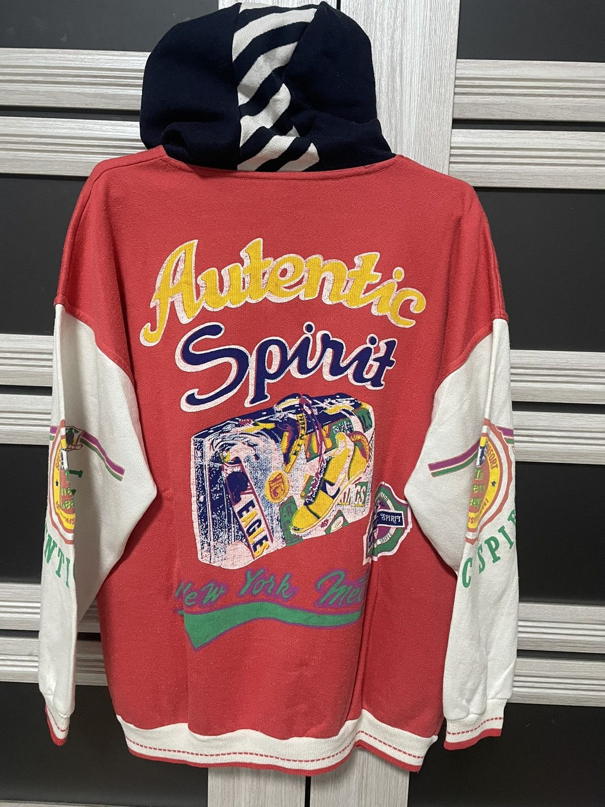 MLB × Vintage 80s New York Mets Button Hoodie Spirit American League Y2K Size US S / EU 44-46 / 1 - 3 Thumbnail