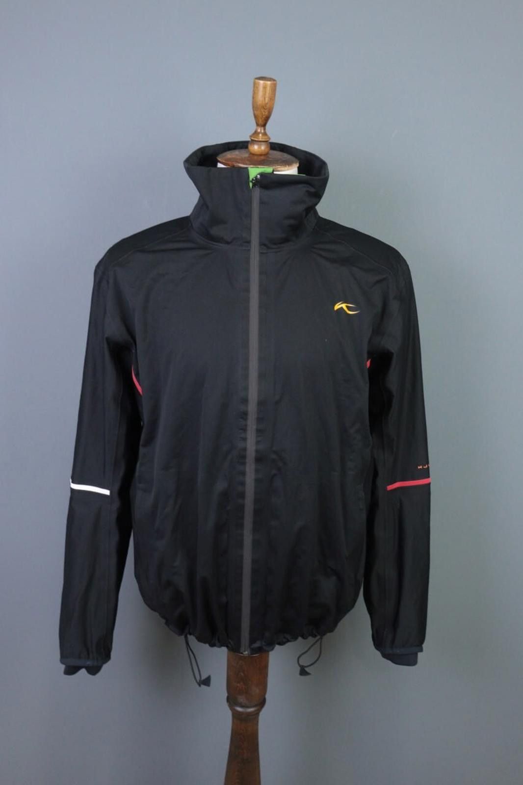 KJUS Kjus System Black Windstopper Nylon Track Jacket Size L 52 Size L / US 10 / IT 46 - 1 Thumbnail