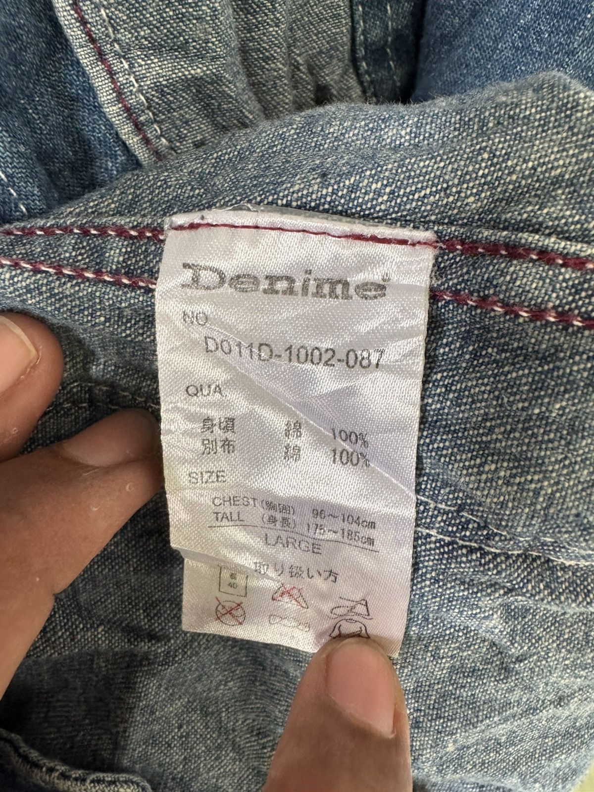 Denime VINTAGE DENIME PAINTER JACKET JEANS Size US M / EU 48-50 / 2 - 4 Thumbnail