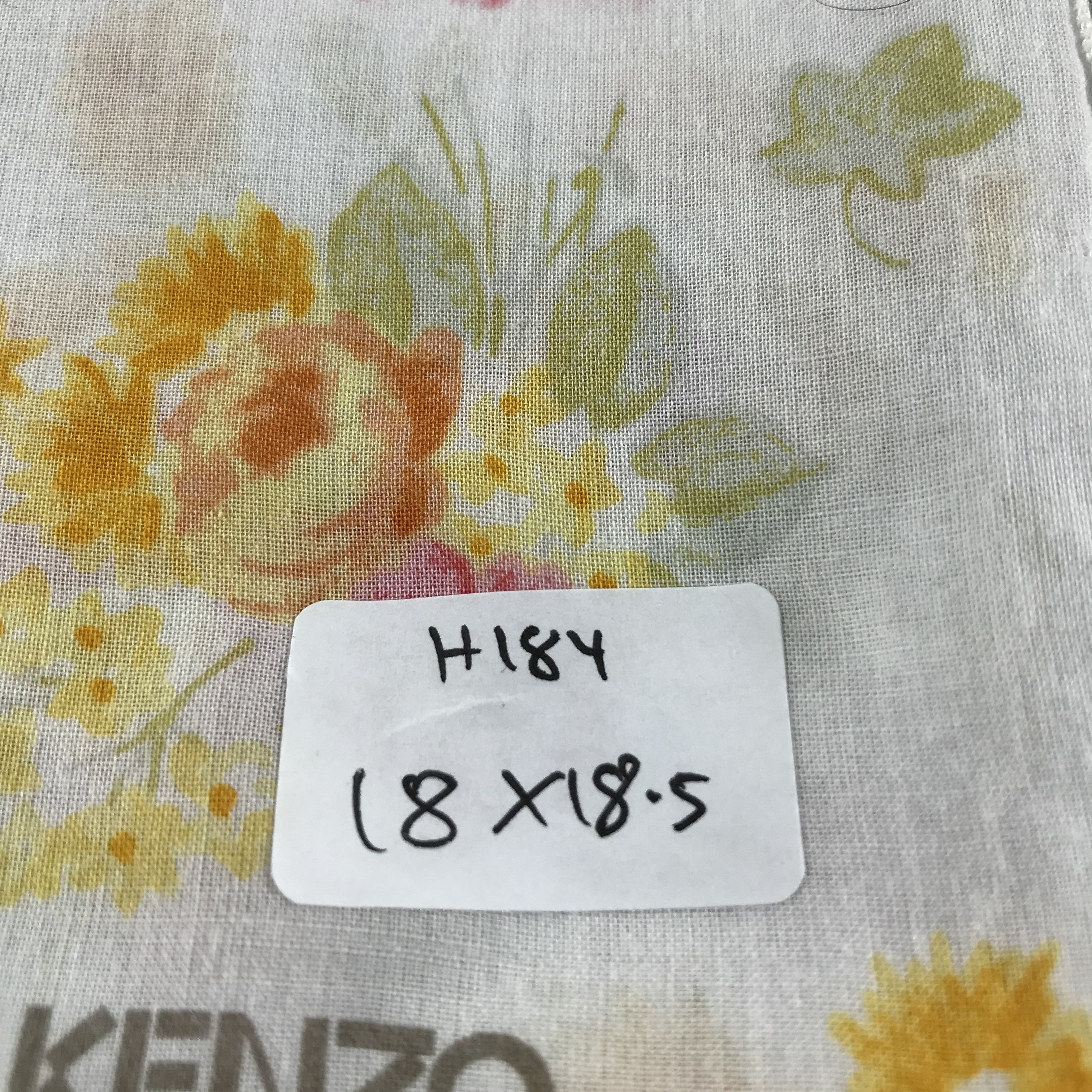 Kenzo × Vintage Kenzo Handkerchief Neckerchief Bandana H184 Size ONE SIZE - 8 Thumbnail