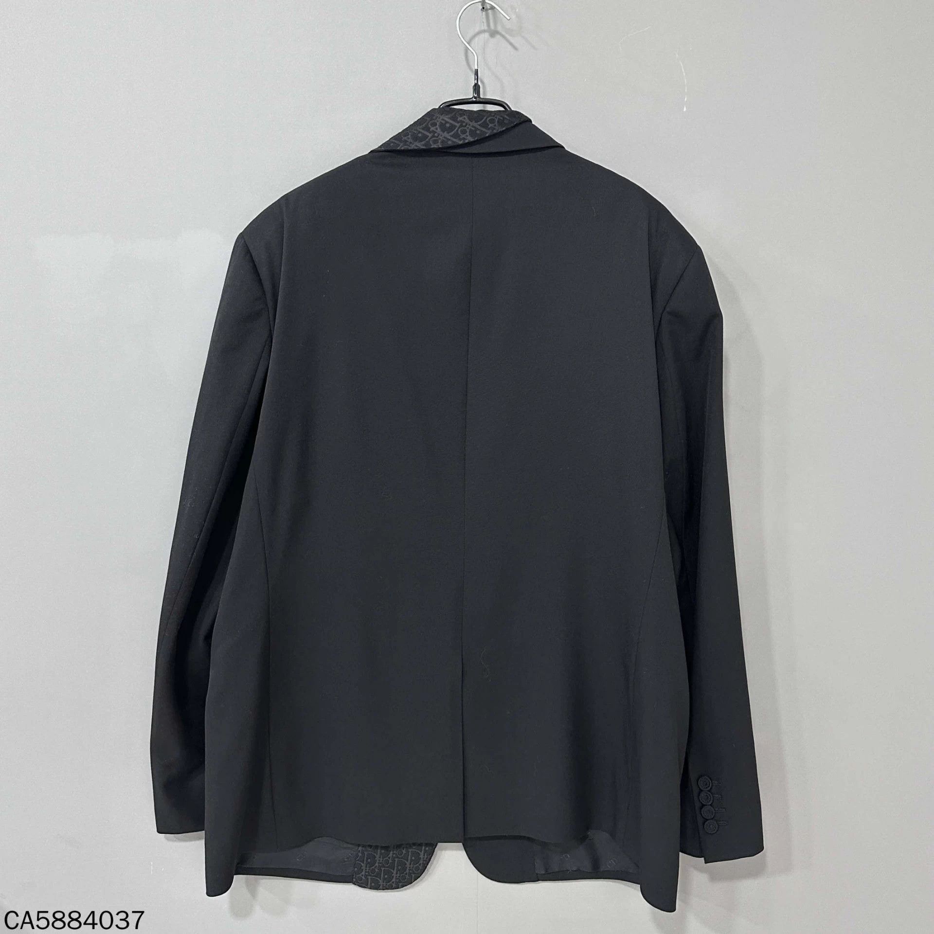 Dior Dior New Subtle All-Over Print Double Collar Blazer 58 Size 46R - 3 Thumbnail