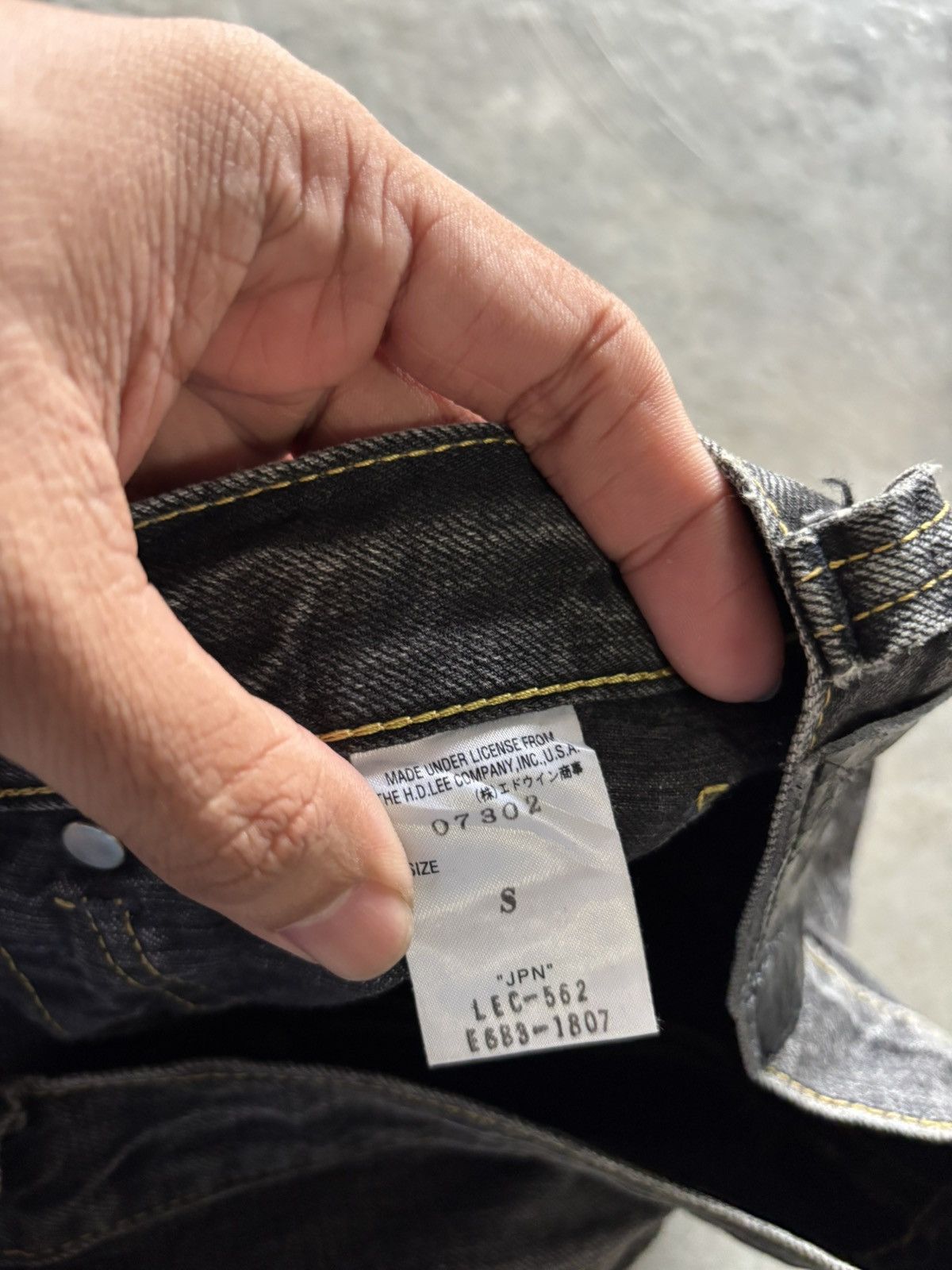 Tornado Mart FLARE lee rider distressed japanese twist denim biker style Size US 30 / EU 46 - 5 Thumbnail