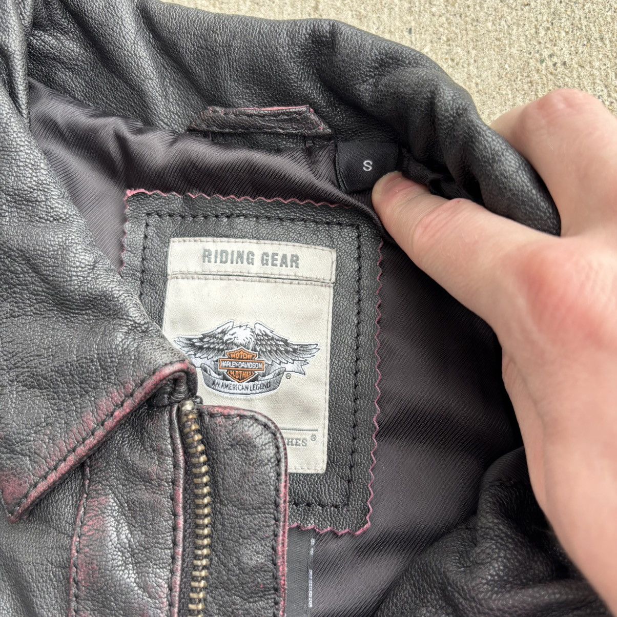 Harley Davidson Vintage Y2K Harley Davidson Leather Biker Jacket Size S / US 4 / IT 40 - 9 Thumbnail