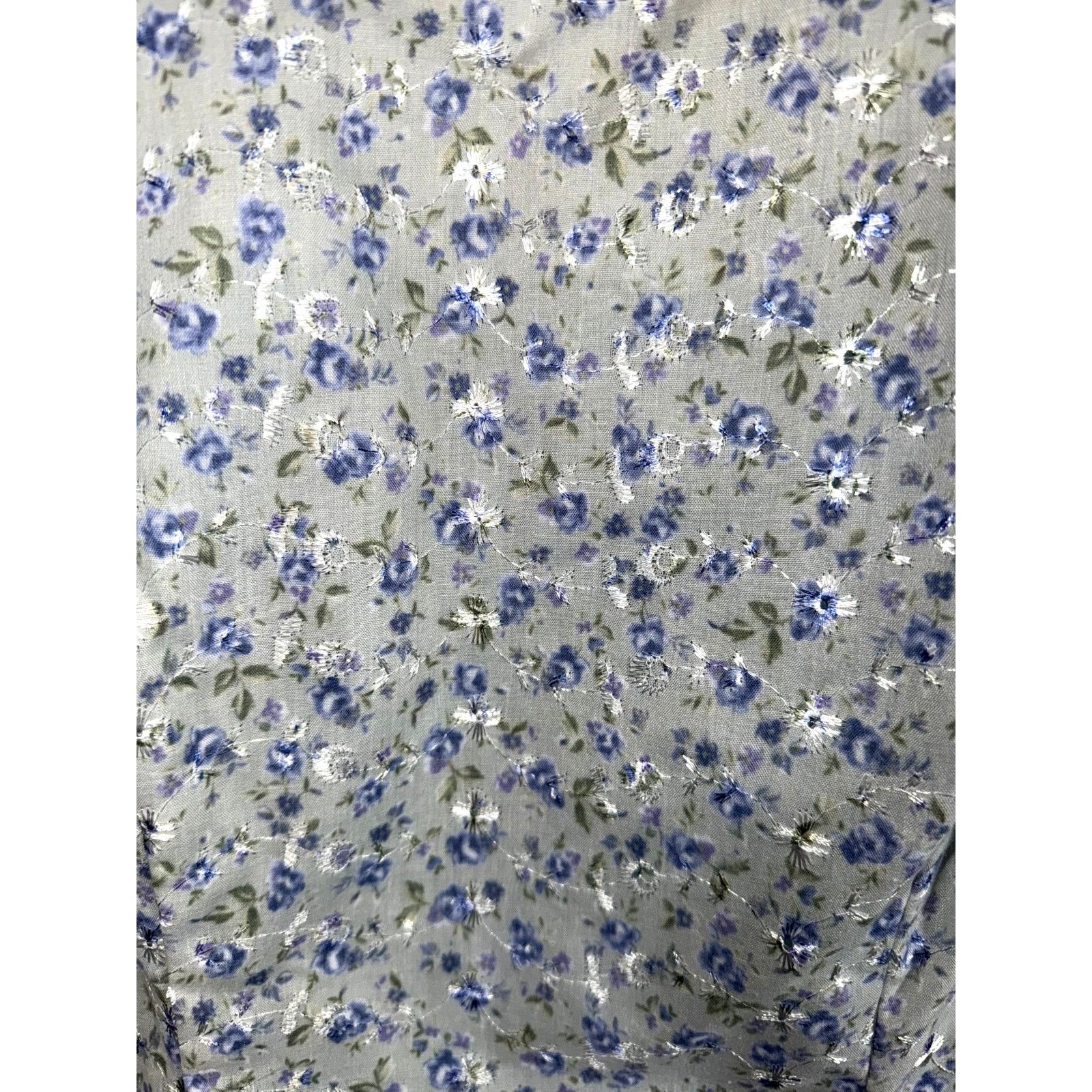 Vintage Vintage 90s Alyn Paige Floral Mini Dress Womens Size 7/8 Size M / US 6-8 / IT 42-44 - 5 Thumbnail