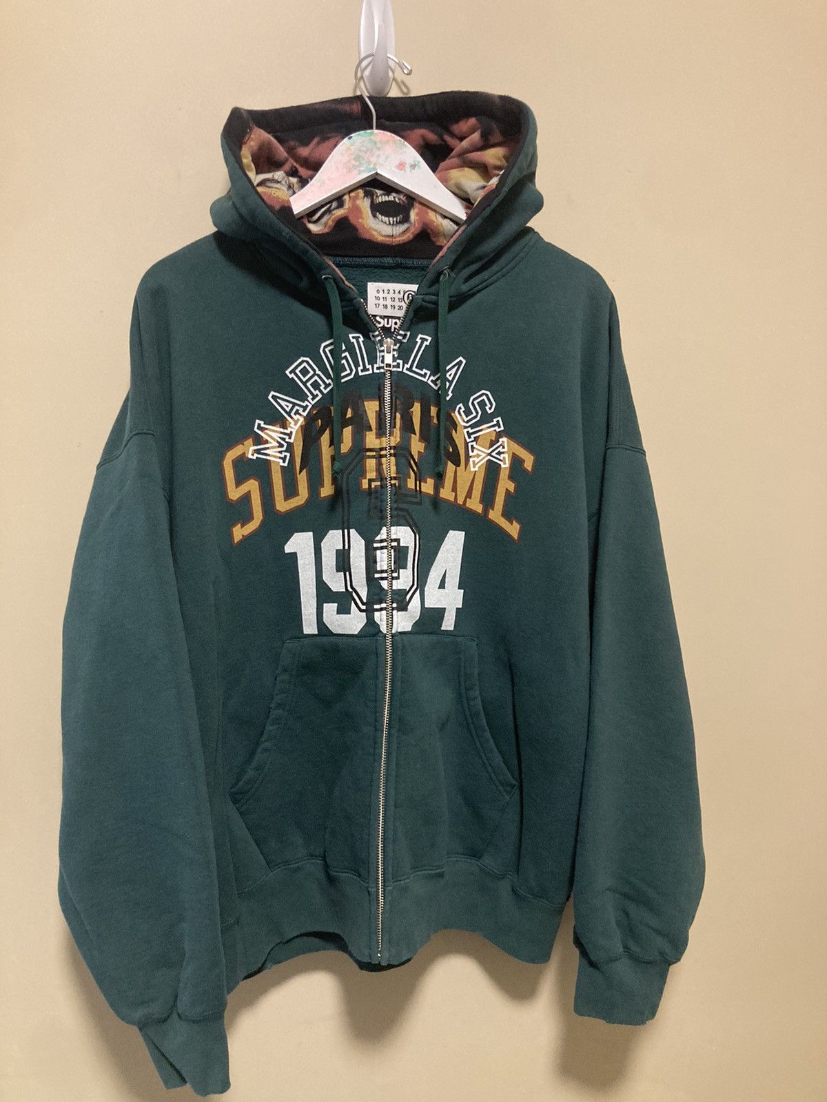 Supreme Supreme 2024ss x Maison Margela MM6 zip up dark green sz L 