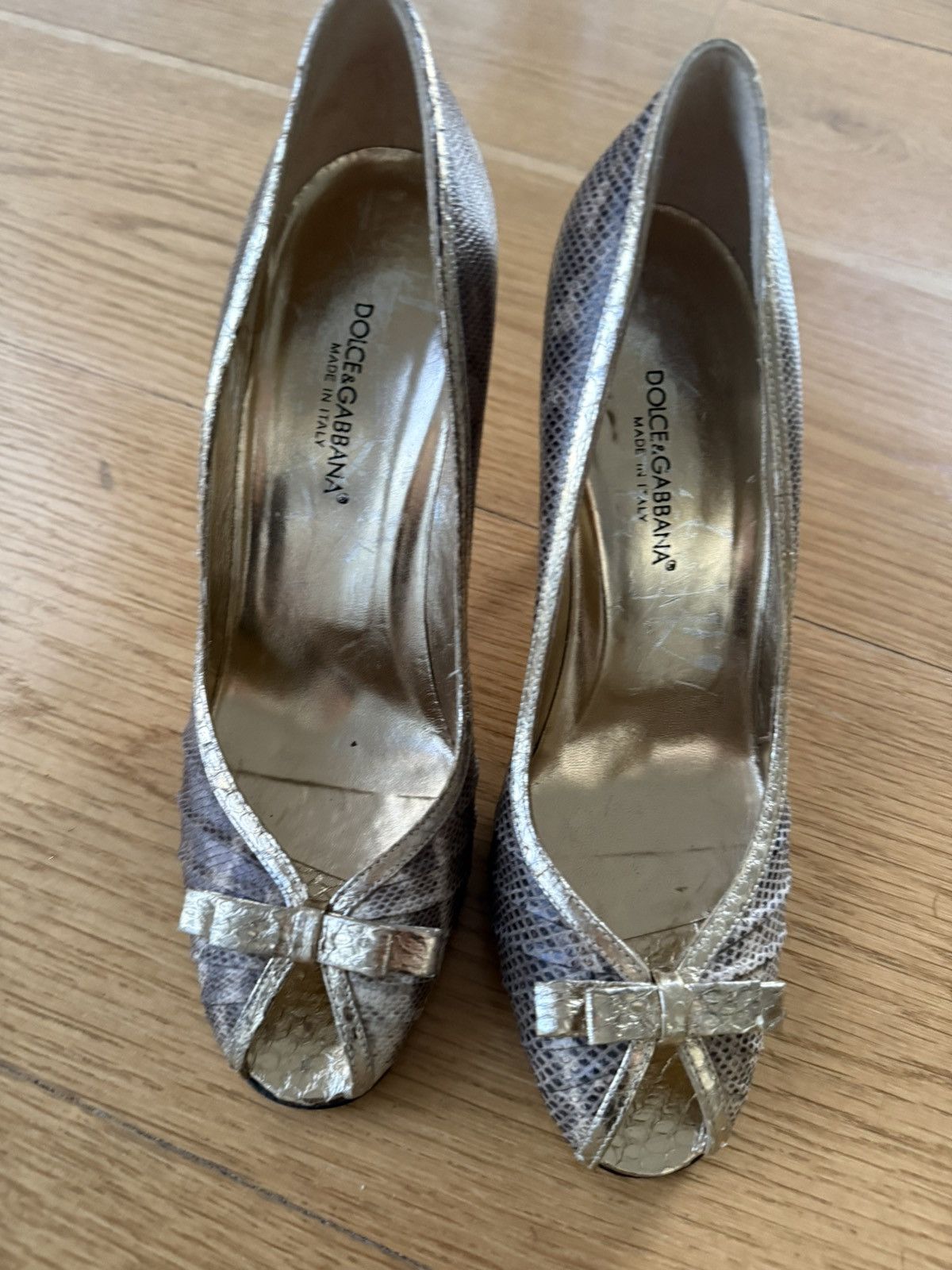Dolce & Gabbana Stunning Dolce & Gabbana Peep toe heels Size US 9 / IT 39 - 2 Thumbnail