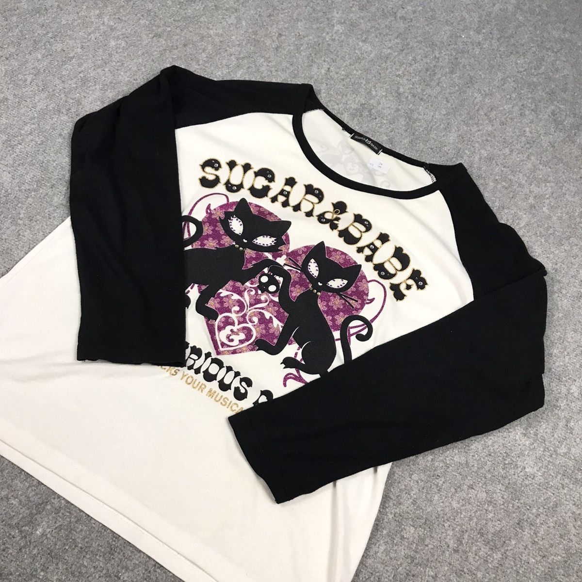 Hysteric Glamour × Japanese Brand SUGER BABE MYSTERIOUS CATS PUNK STYLE TSHIRT Size US M / EU 48-50 / 2 - 4 Thumbnail
