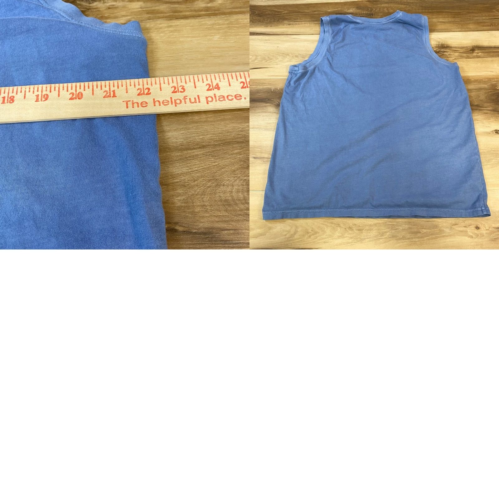 J.Crew J.Crew Tank Top Mens Large Broken-In Cotton Classic Fit Blue Summer Tank Top Sleeveless Crew Neck T-Shirt Size US L / EU 52-54 / 3 - 8 Thumbnail