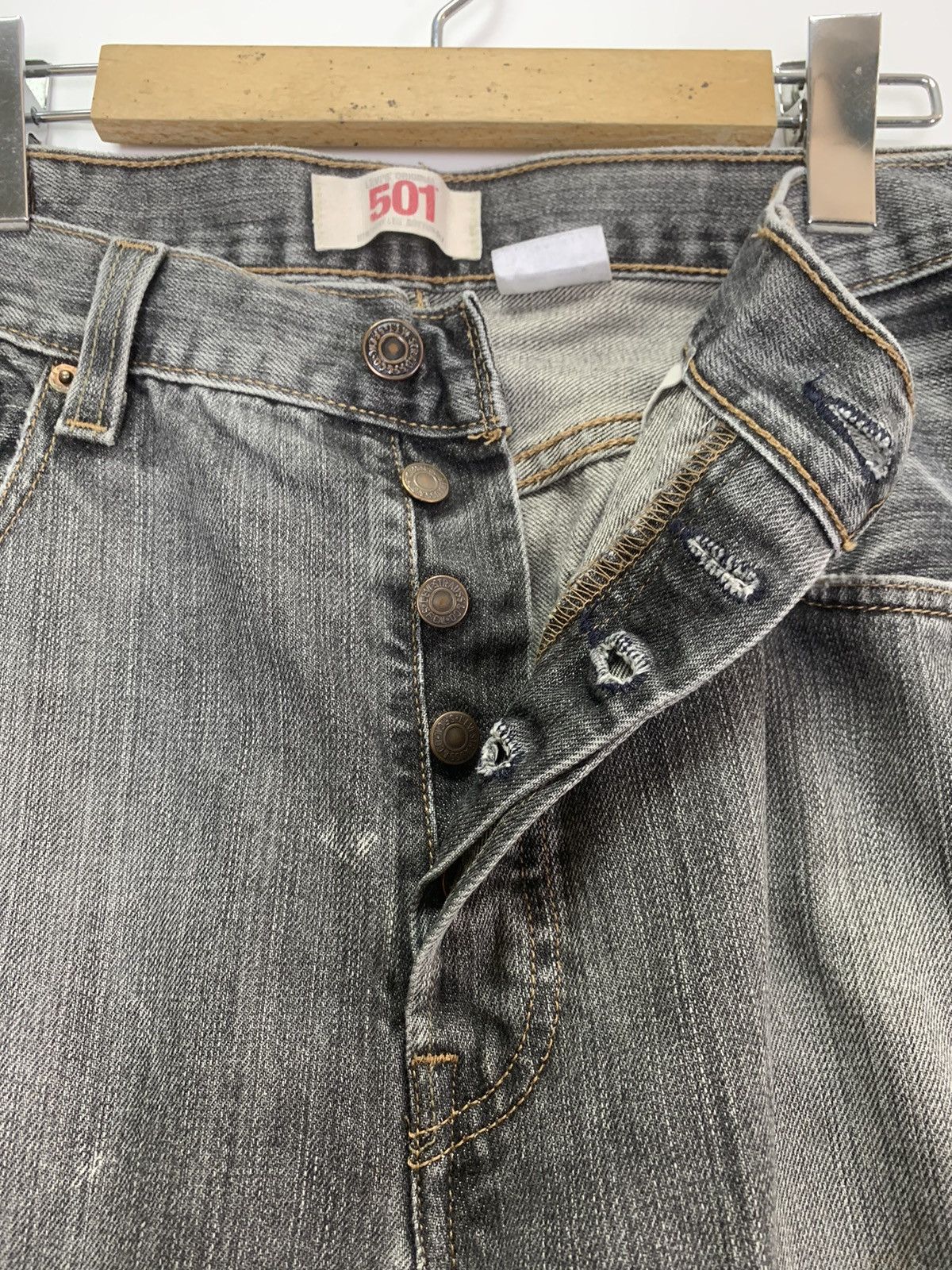 Levi's × Vintage Vintage 501 Levis denim Size US 34 / EU 50 - 7 Thumbnail