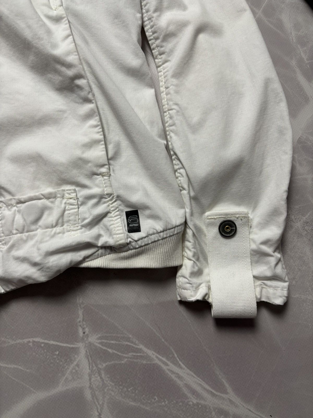 G-Star G-Star RAW Y2K 2000s Utility Military Jacket White Womens M Size M / US 6-8 / IT 42-44 - 4 Thumbnail