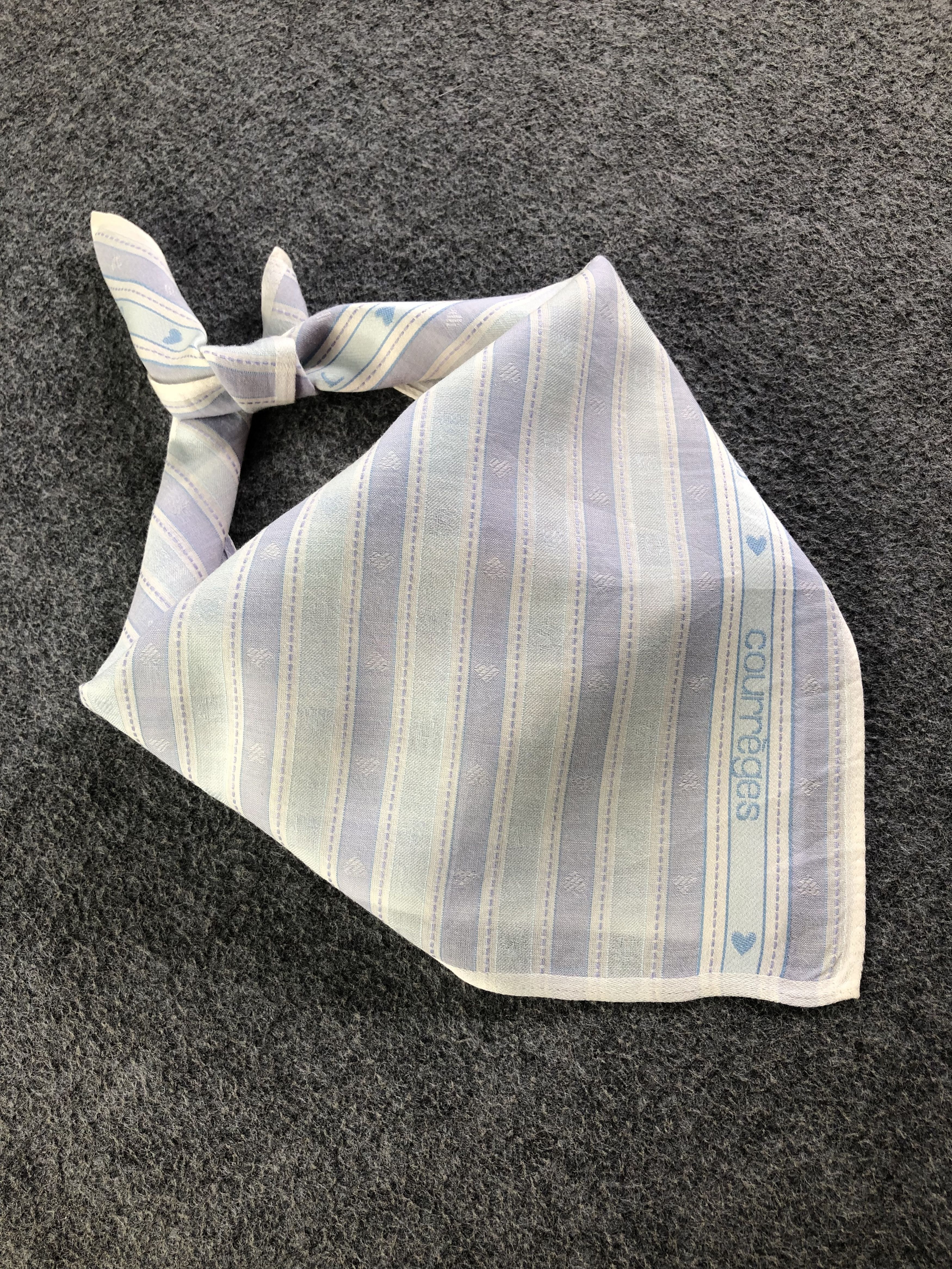 Courreges Courreges Handkerchief / Bandana / Neckerchief C391 Size ONE SIZE - 1 Thumbnail