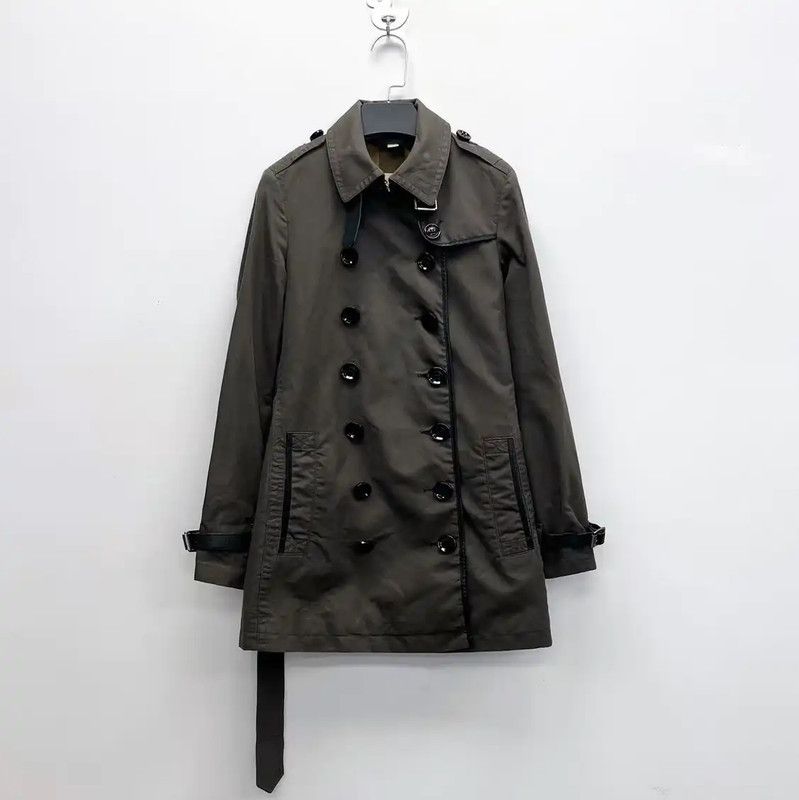 Burberry Burberry Women's Dark Gray Cotton Trench Coat Size M / US 6-8 / IT 42-44 - 1 Thumbnail