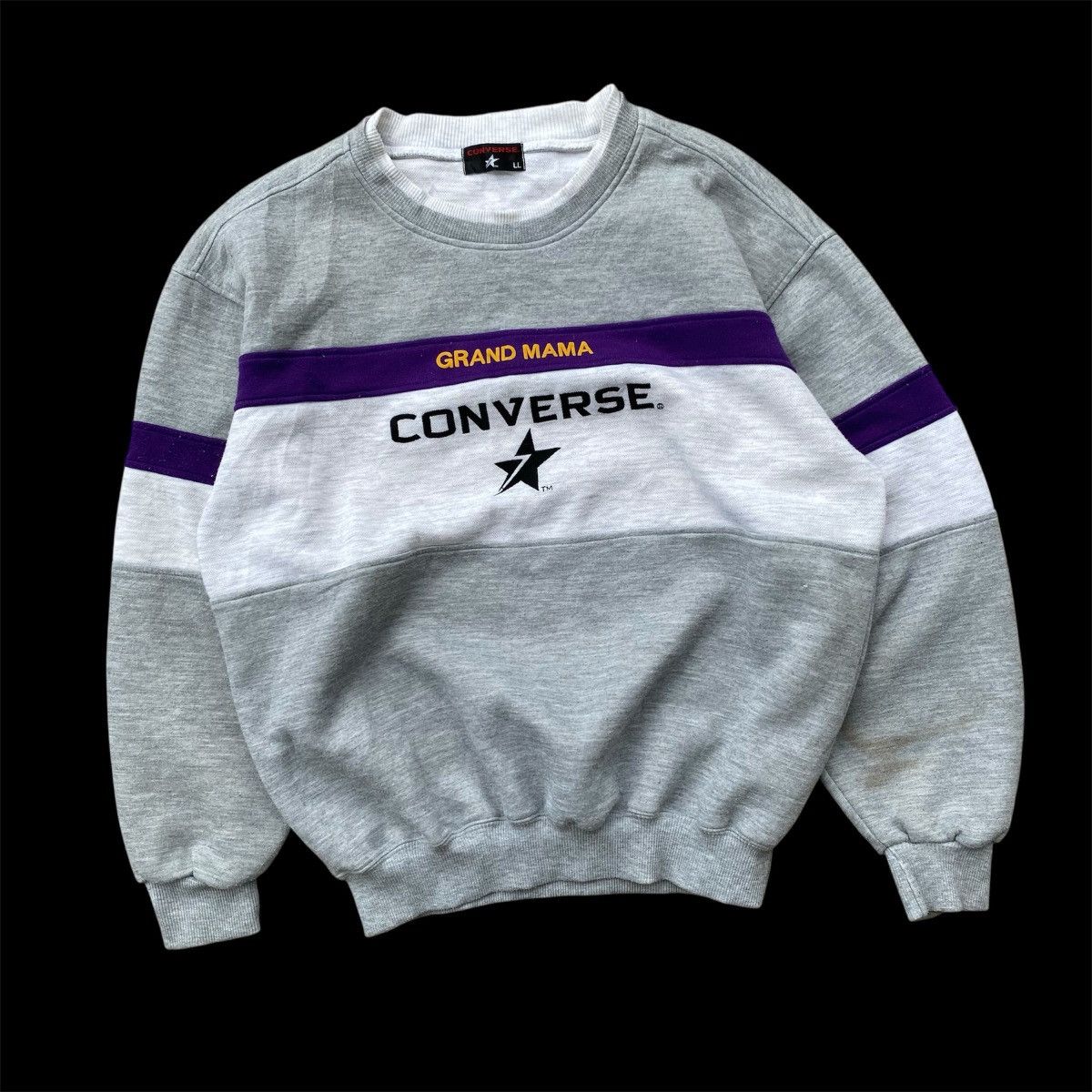 Converse 💥Converse GrandMama Big Logo Spell Out Size US L / EU 52-54 / 3 - 1 Thumbnail