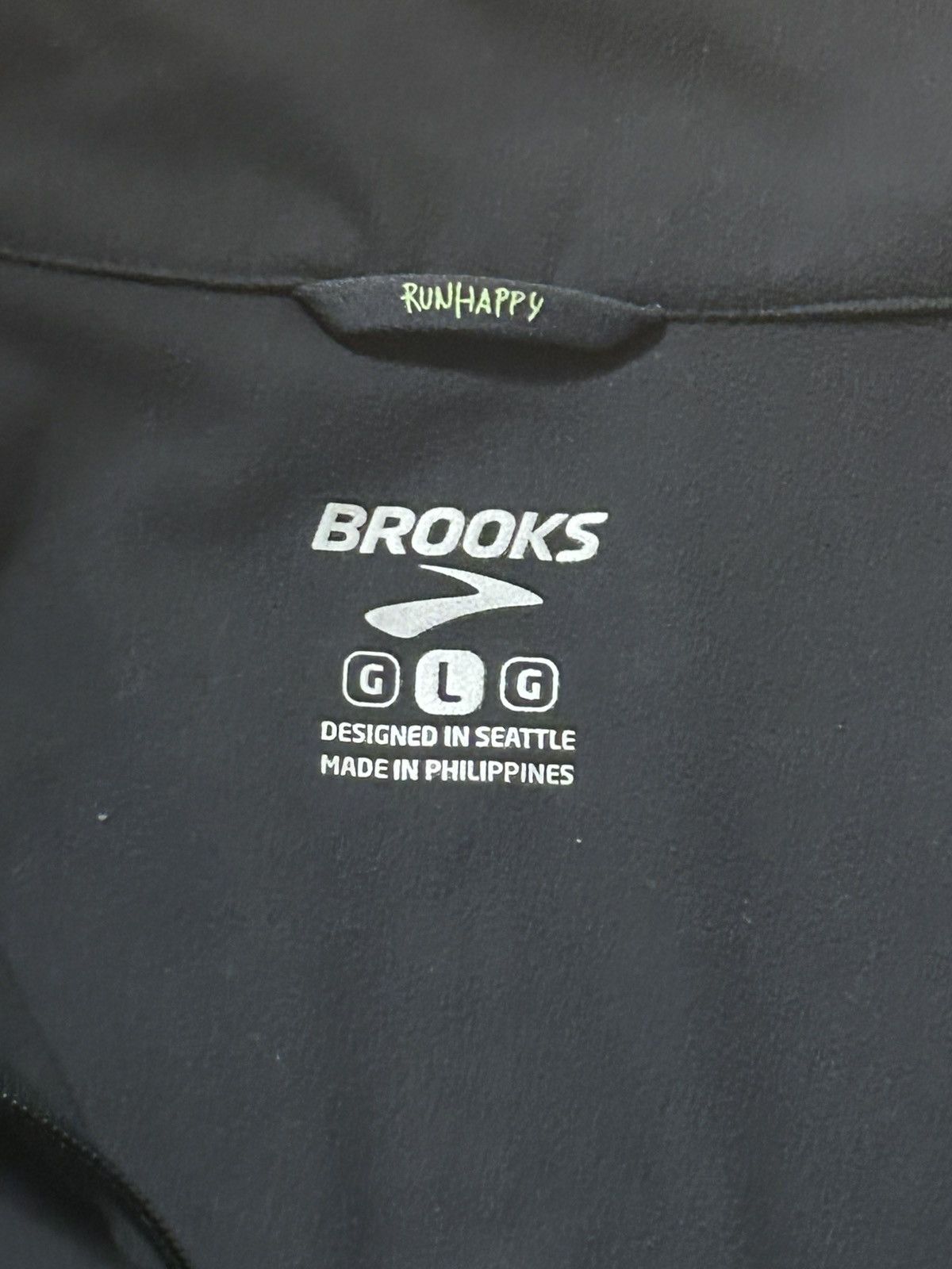 Brooks Brooks Run Happy Gray Drilayer Jacket Mens Size Large Size US L / EU 52-54 / 3 - 3 Thumbnail