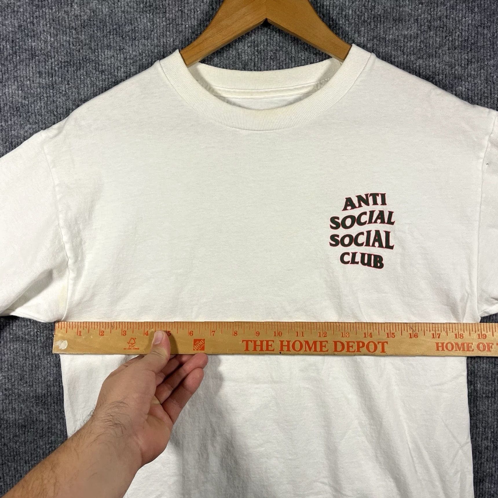 Anti Social Social Club VINTAGE Anti Social Social Club ASSC White Logo T Shirt Mens M White Graphic Print City Hip Hop Streetwear 90s Size US M / EU 48-50 / 2 - 7 Thumbnail