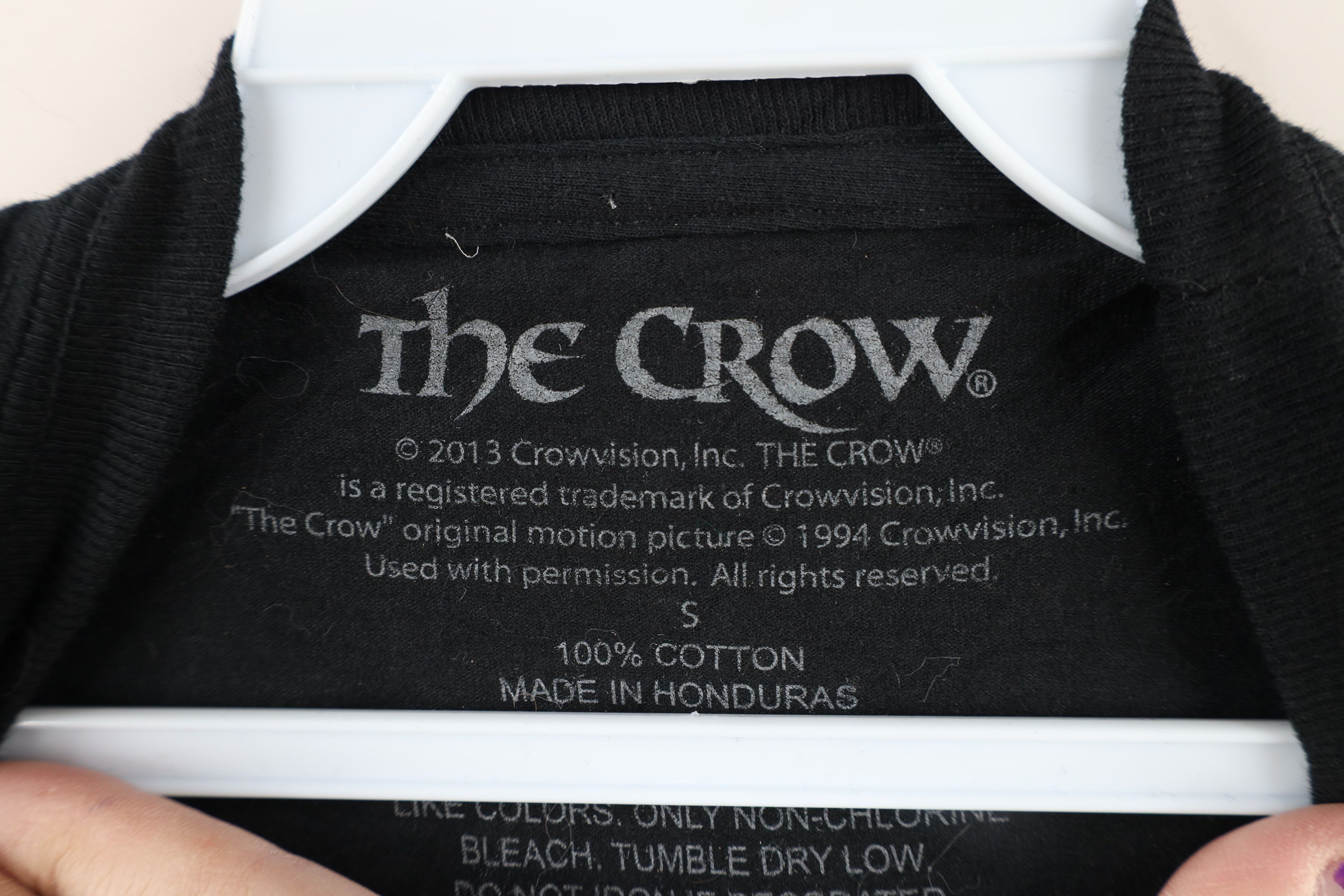 Vintage Y2K 2013 The Crow Spell Out Brandon Lee Short Sleeve T-Shirt Size US S / EU 44-46 / 1 - 8 Thumbnail