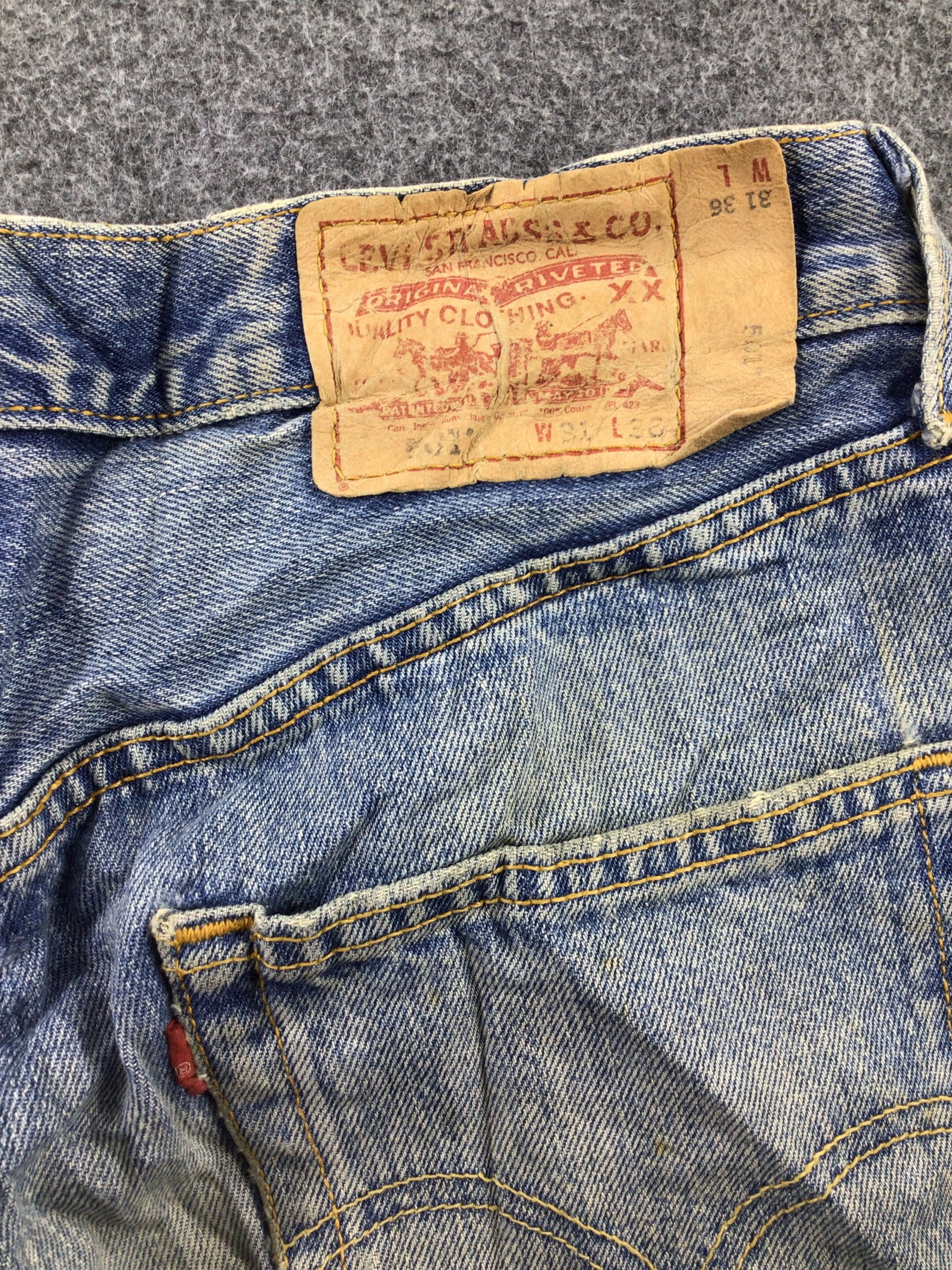 Levi's Vintage Levi's 501 Jeans Rusty Wash Distressed Denim KJ284 Size US 30 / EU 46 - 5 Thumbnail