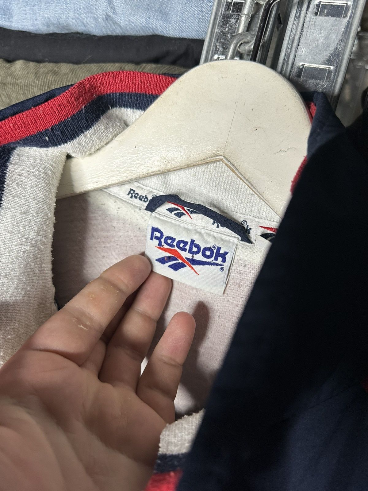 Reebok Vintage Reebok Windbreaker Jacket Big Logo 90s Size L Size US L / EU 52-54 / 3 - 8 Thumbnail