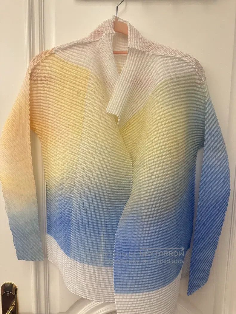 Issey Miyake Issey Miyake Color Block Coat Size M / US 6-8 / IT 42-44 - 1 Thumbnail