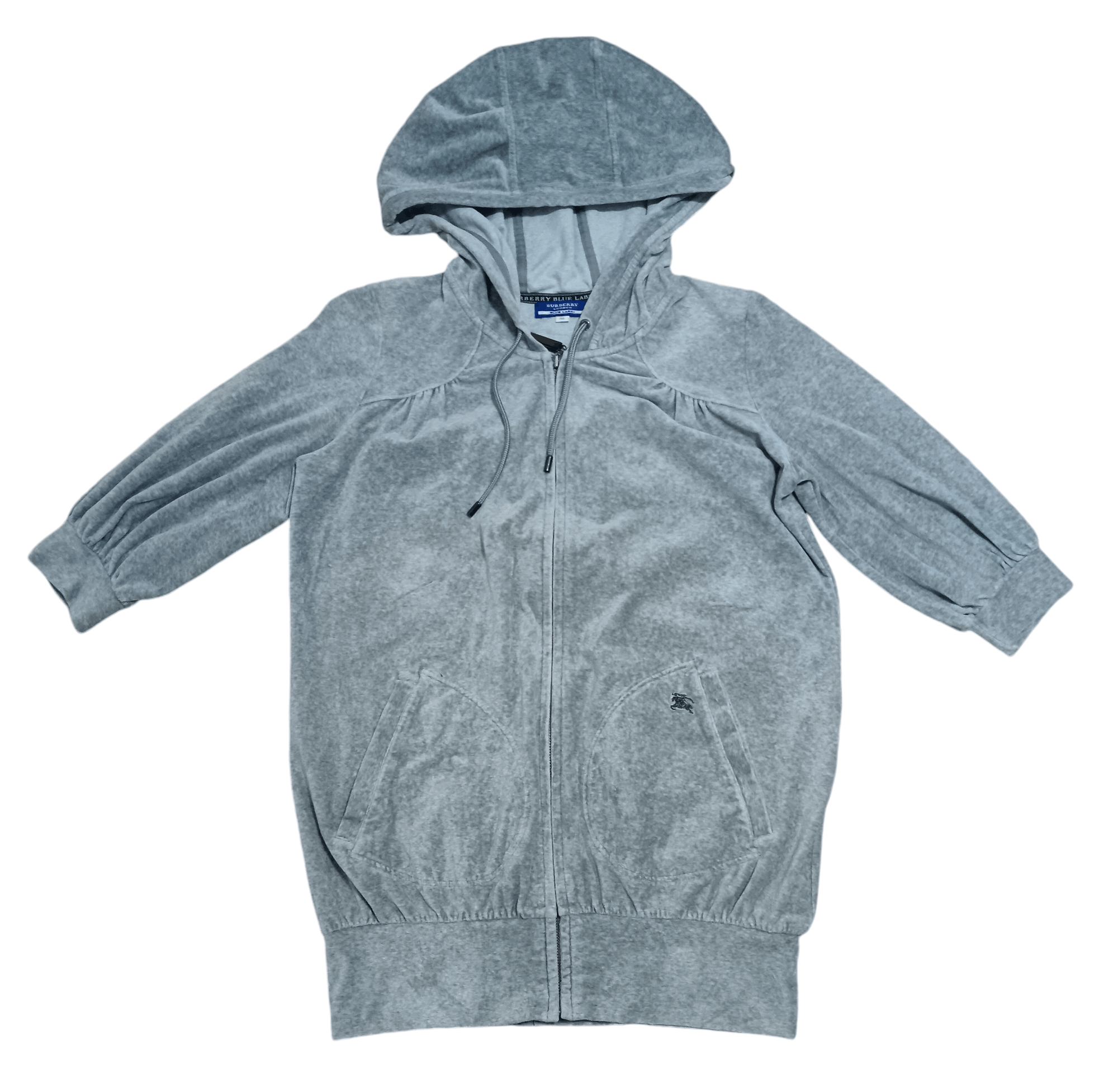 Burberry BURBERRY BLUE LABEL VELVET HOODIE Size M / US 6-8 / IT 42-44 - 1 Thumbnail