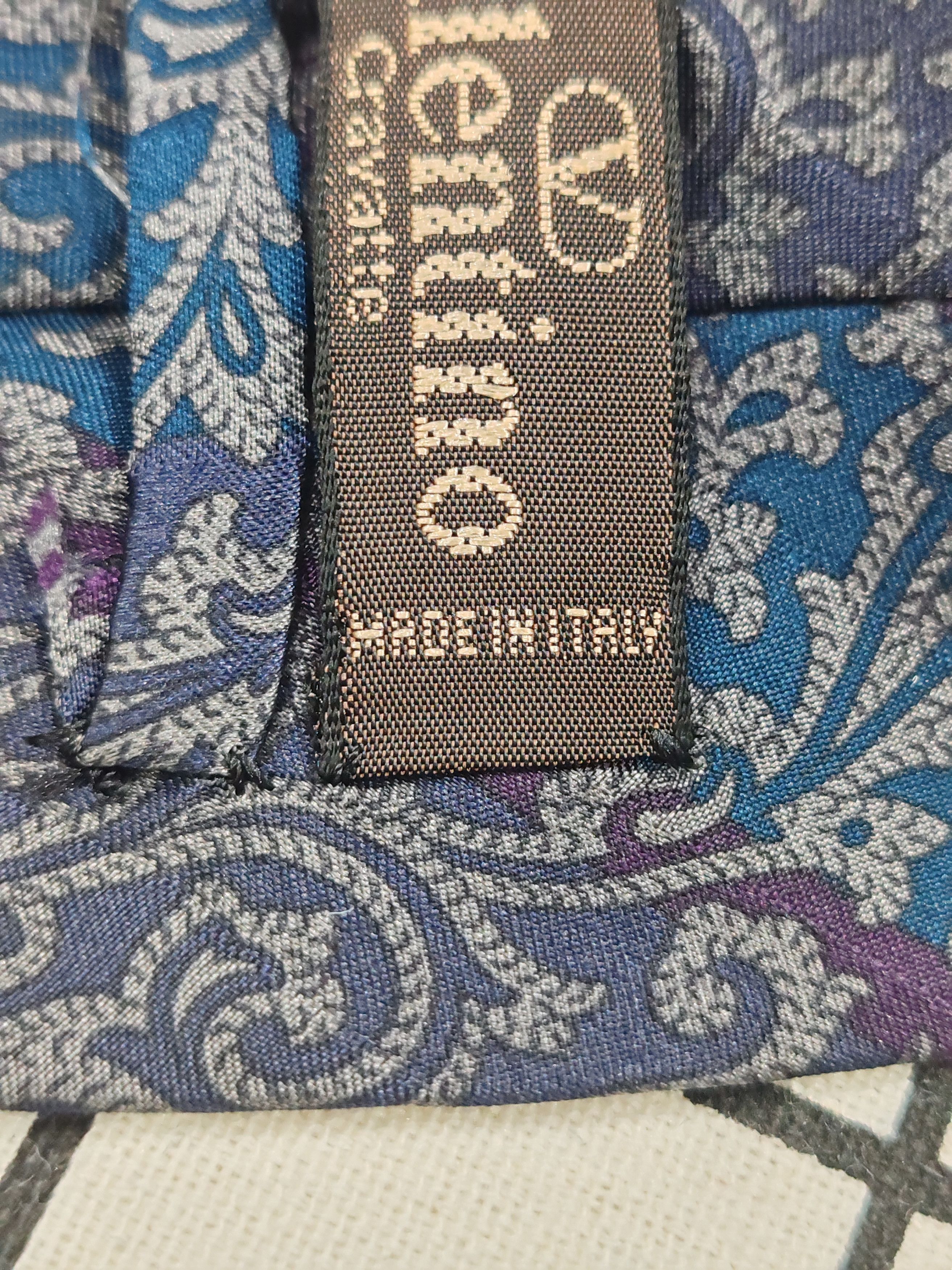 Valentino VALENTINO CRAVATTE Paisley Design made in Italy For Men Size ONE SIZE - 10 Thumbnail