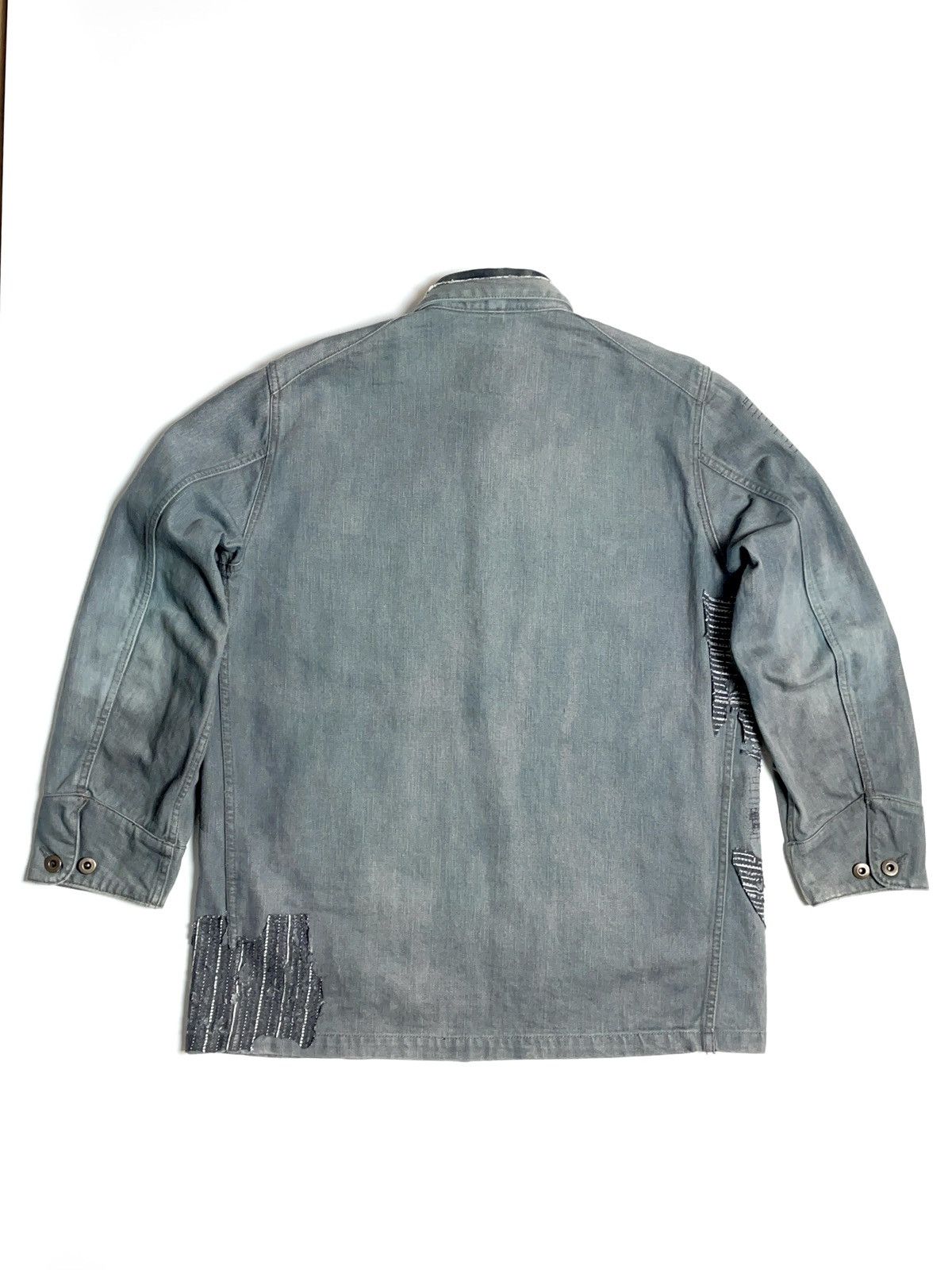 Japanese Brand × Vintage ABAHOUSE denim chore jacket reworked Size US M / EU 48-50 / 2 - 2 Thumbnail