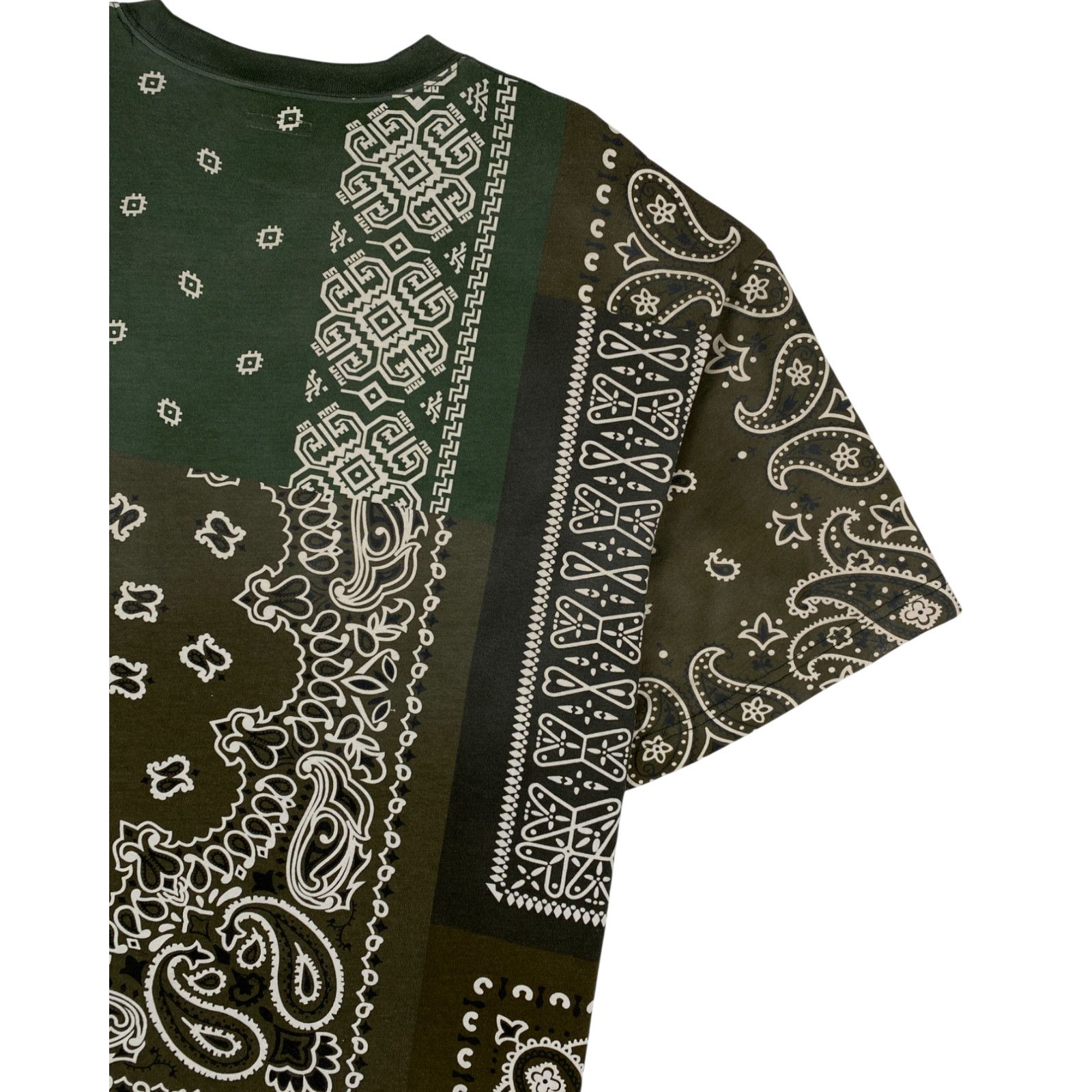 Kapital Kapital Green Paisley Print Tee Size US L / EU 52-54 / 3 - 4 Thumbnail