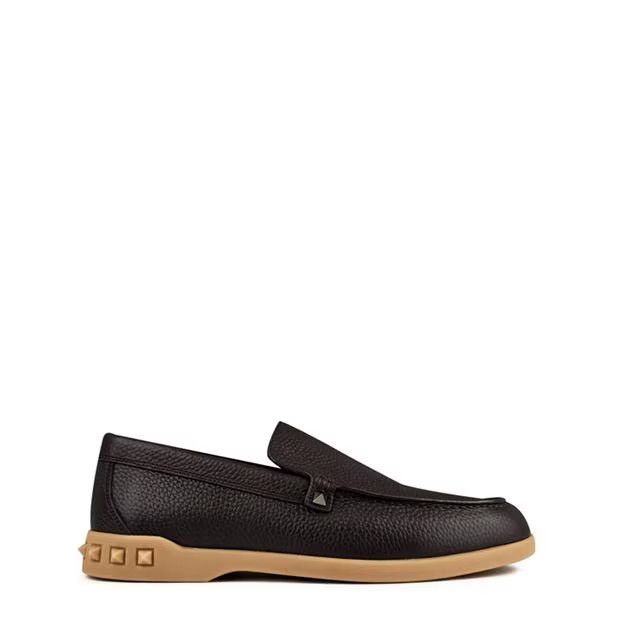 o1g2r1mq0824 Leisure Flows Loafers in Brown & Beige