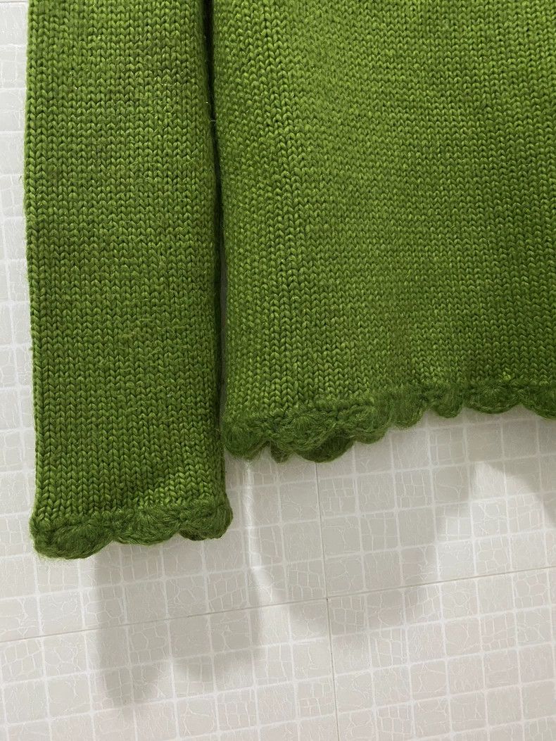 Comme des Garcons Comme Des Garcons Knitted jacket Grass Green Chest Embroid Size M / US 6-8 / IT 42-44 - 6 Thumbnail