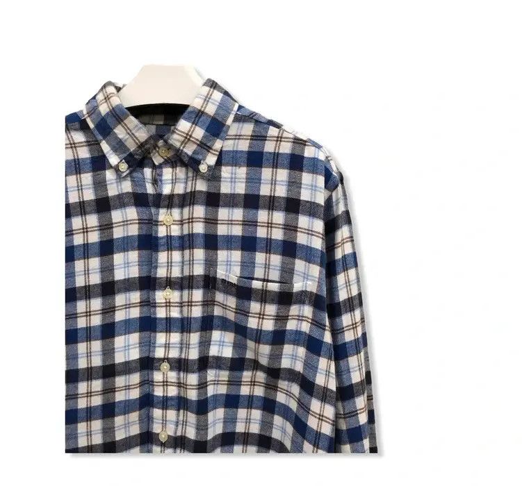 Flannel Vintage Kent Plaid Tartan Flannel Shirt 👕 Size US S / EU 44-46 / 1 - 2 Thumbnail