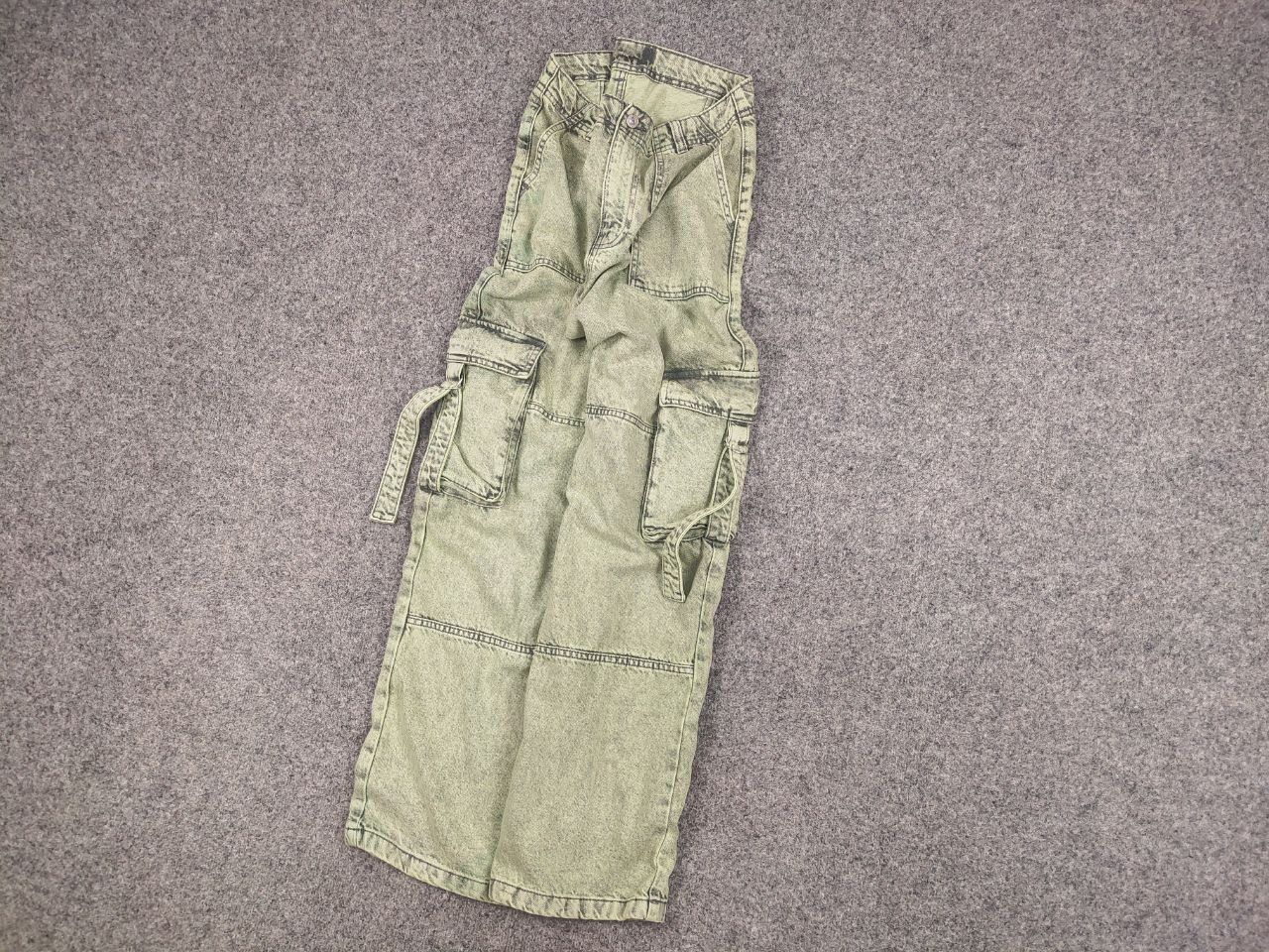 If Six Was Nine VTG Wide Cargo Baggy Rick Owens Junya Watanabe Style Jeans Size US 32 / EU 48 - 3 Thumbnail